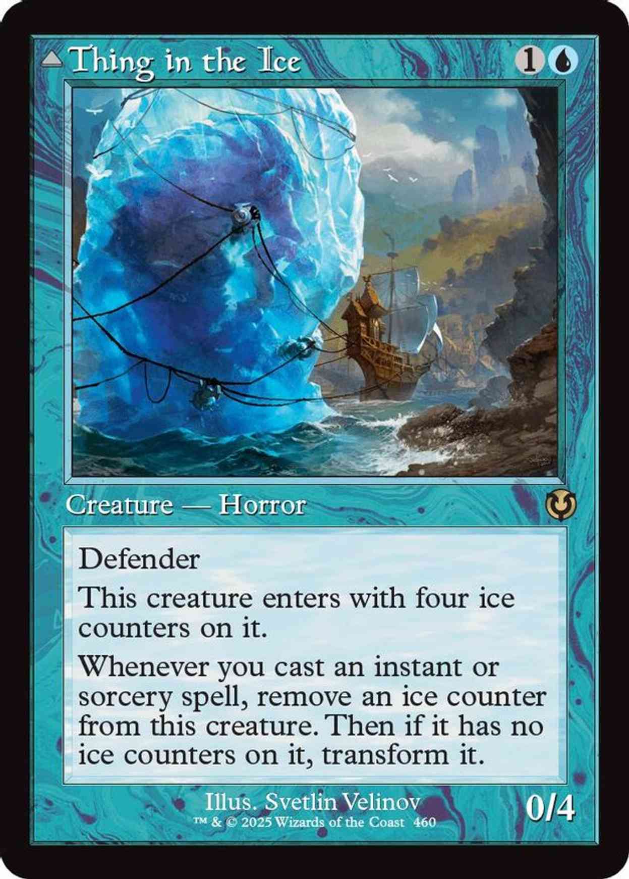 Thing in the Ice (Retro Frame) magic card front