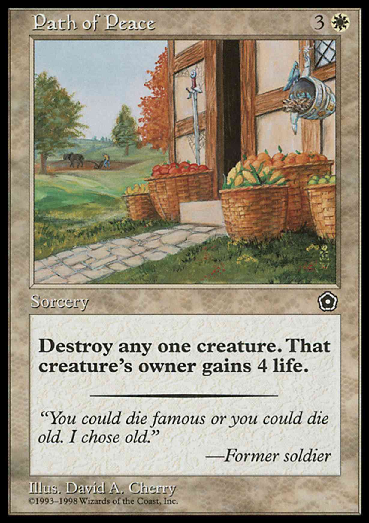 Path of Peace magic card front