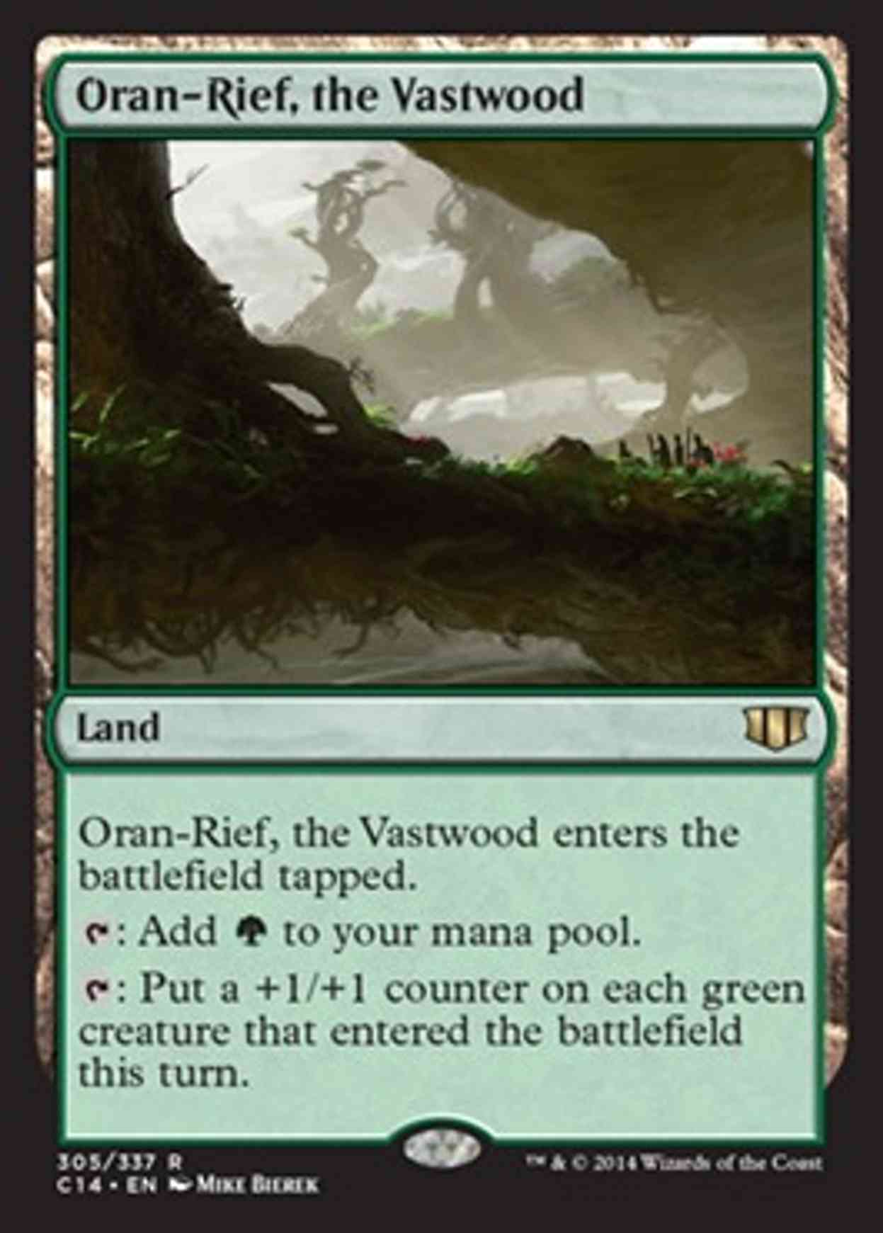 Oran-Rief, the Vastwood magic card front