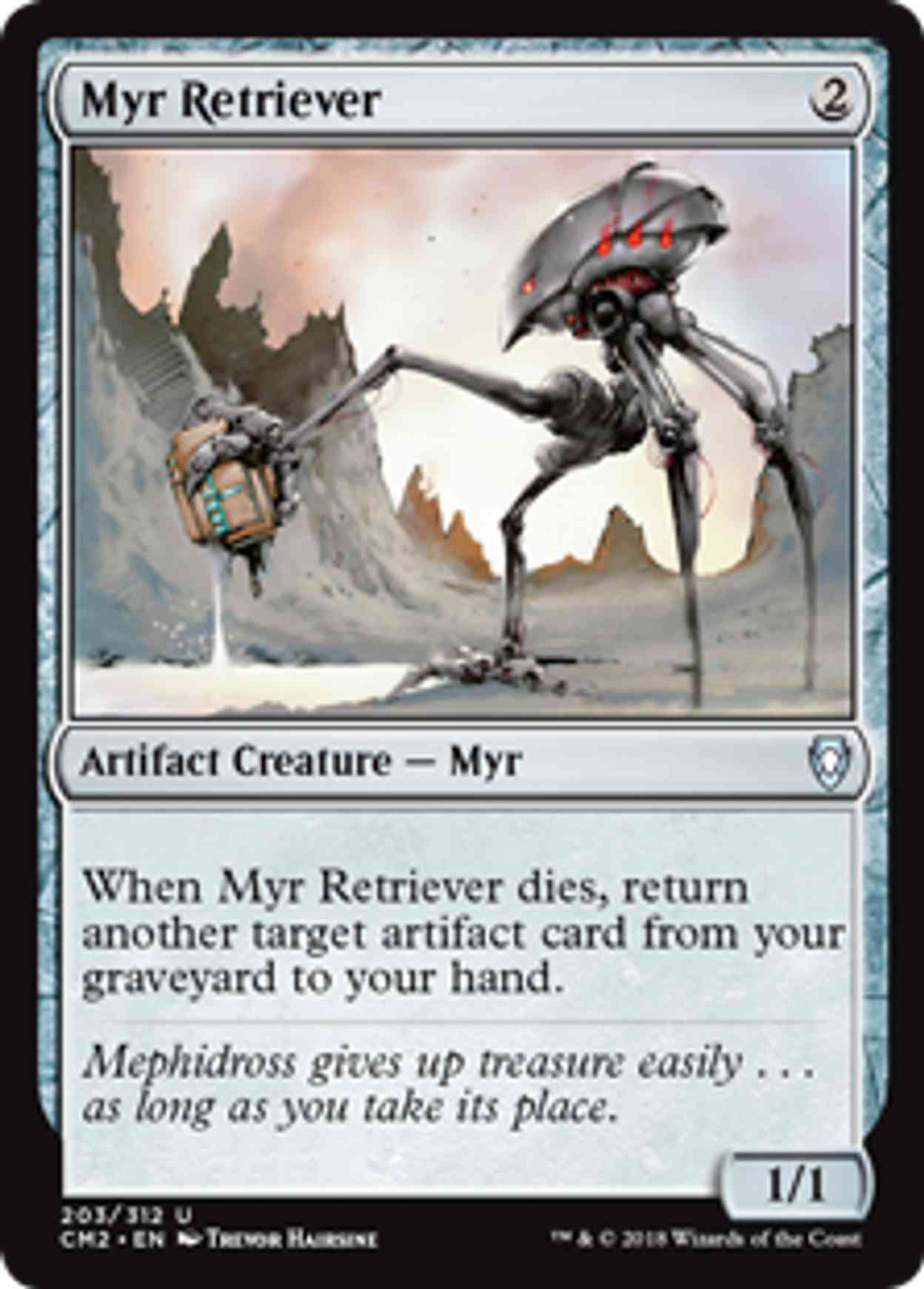 Myr Retriever magic card front