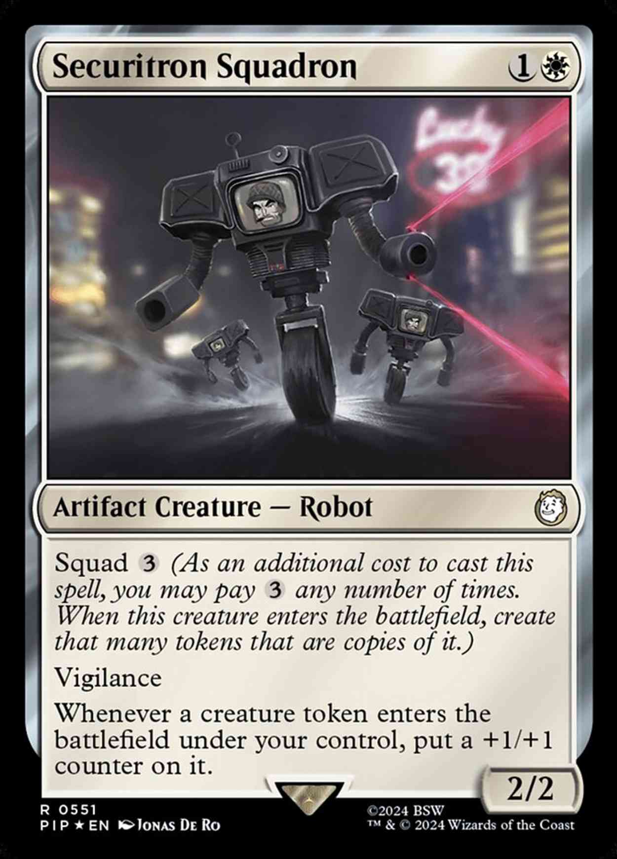 Securitron Squadron (Surge Foil) magic card front