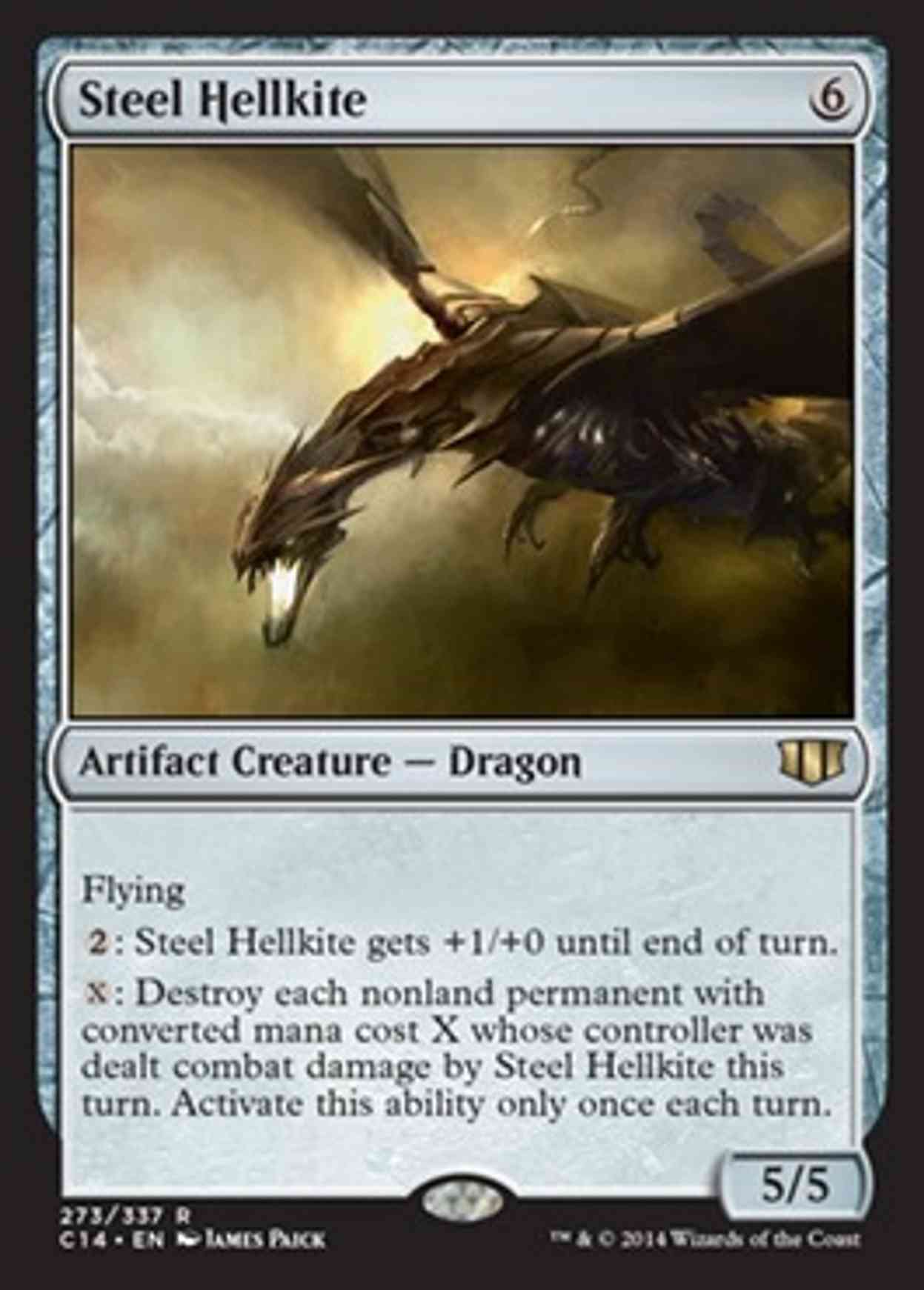 Steel Hellkite magic card front