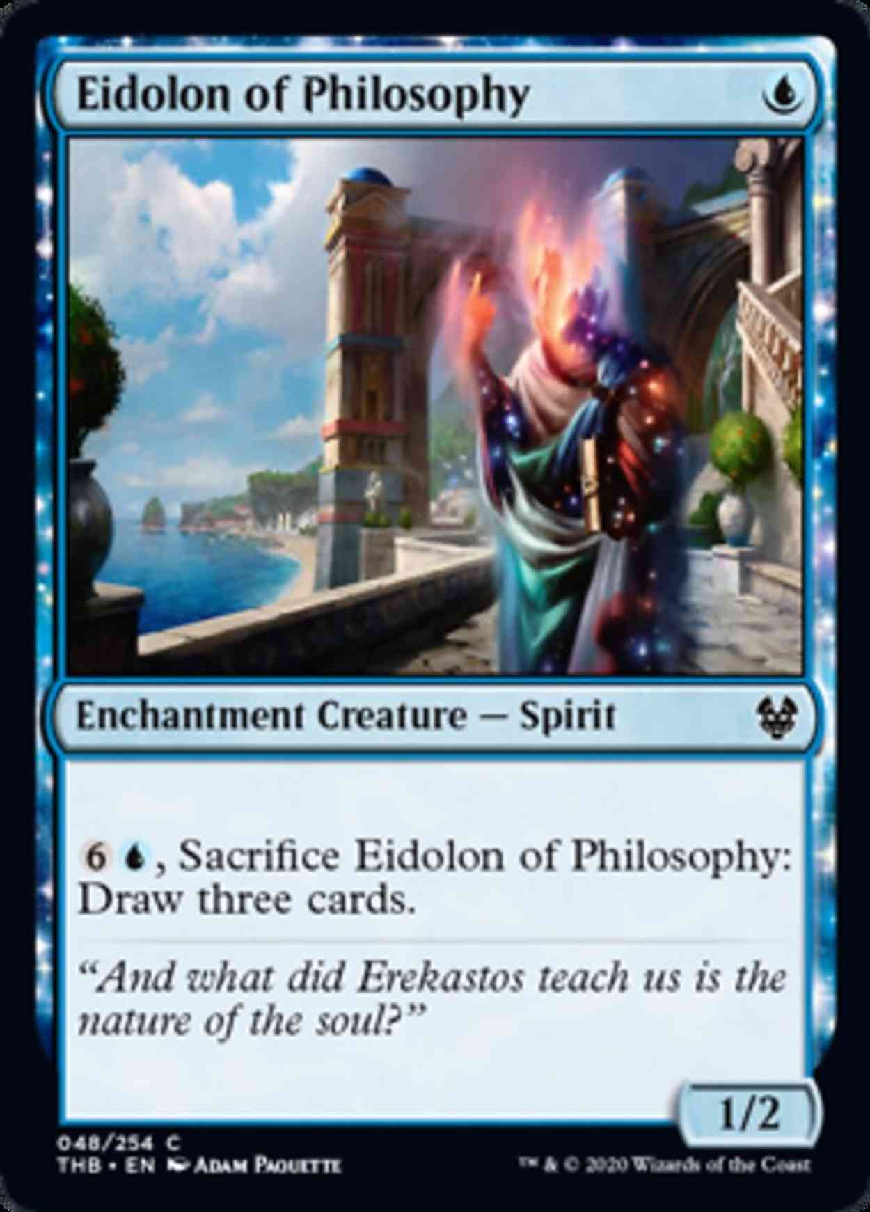 Eidolon of Philosophy magic card front