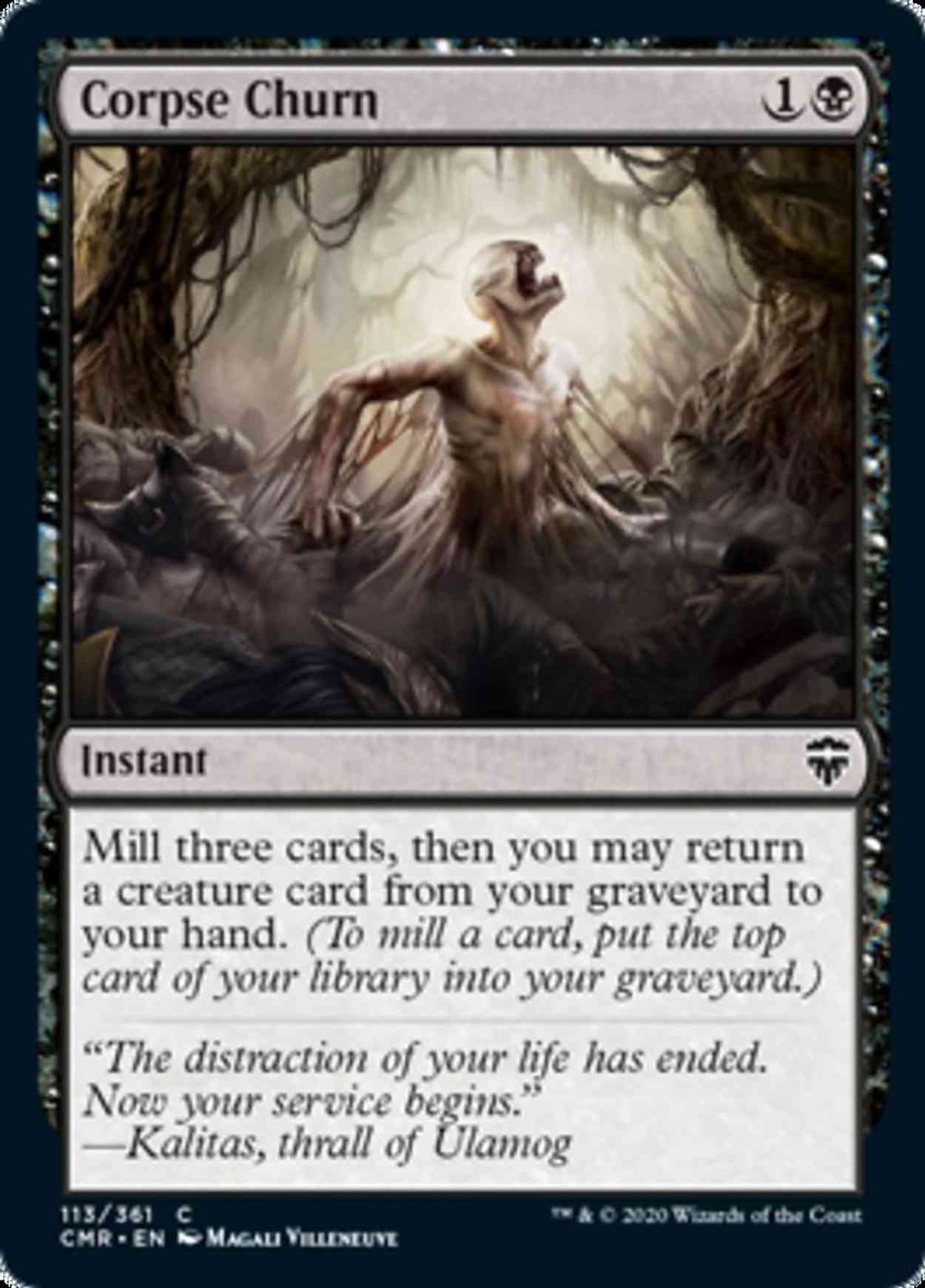 Corpse Churn magic card front