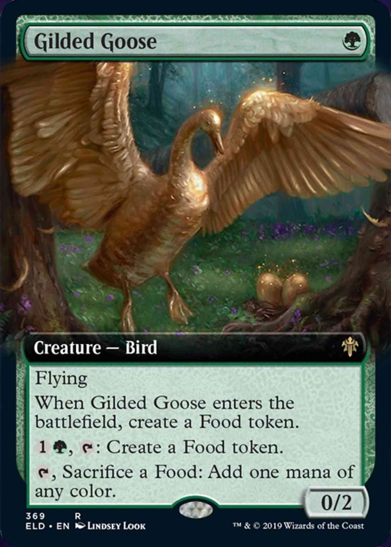 Gilded Goose (Extended Art) magic card front