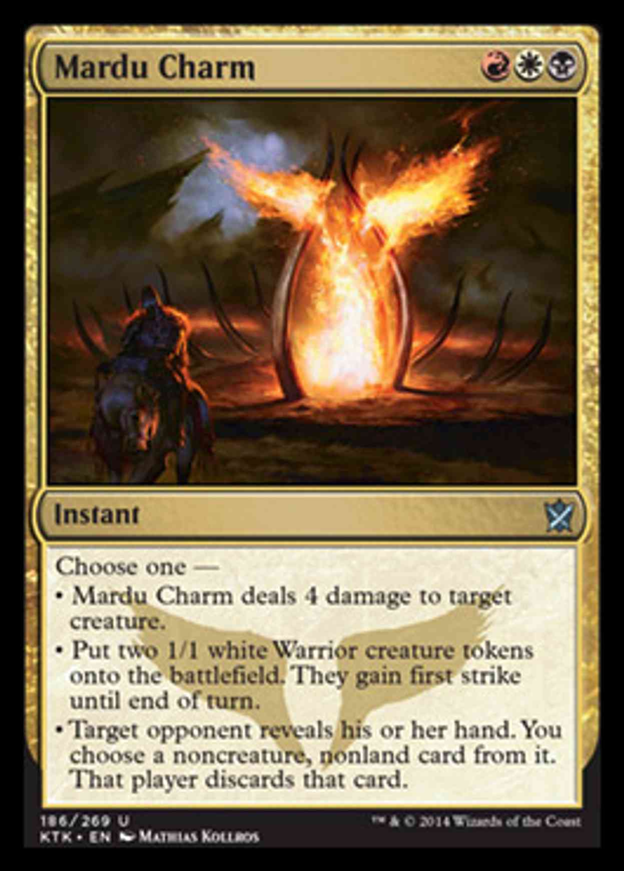 Mardu Charm magic card front