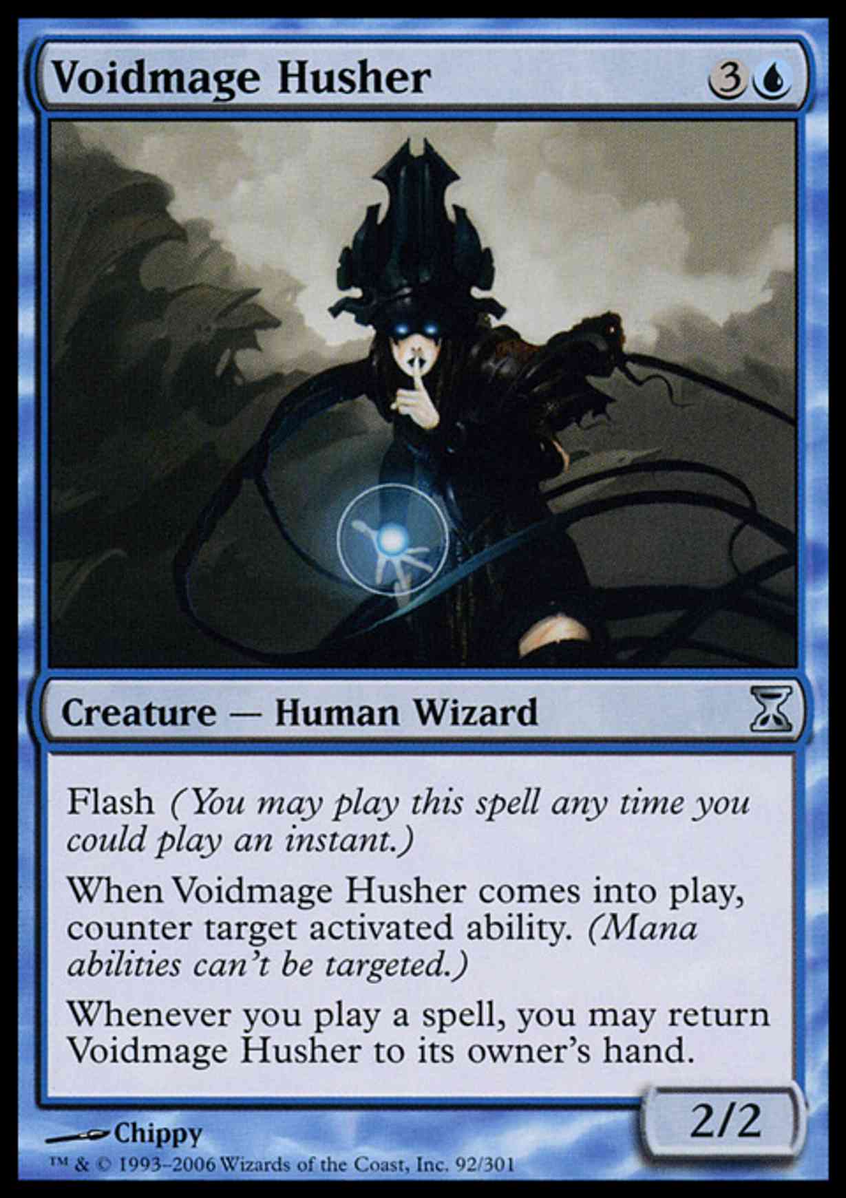 Voidmage Husher magic card front