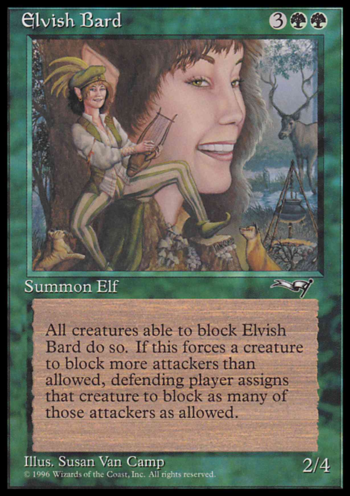 Elvish Bard magic card front