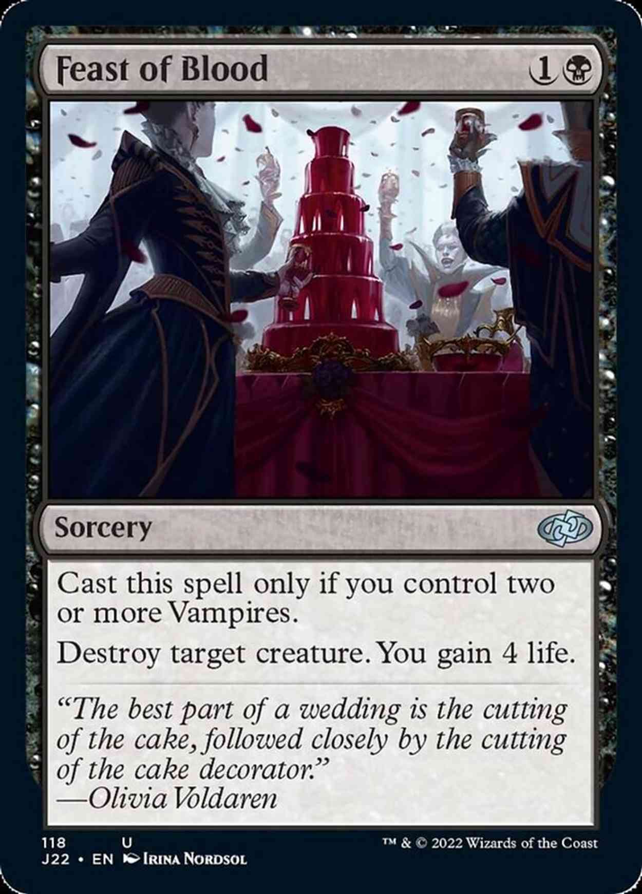 Feast of Blood magic card front