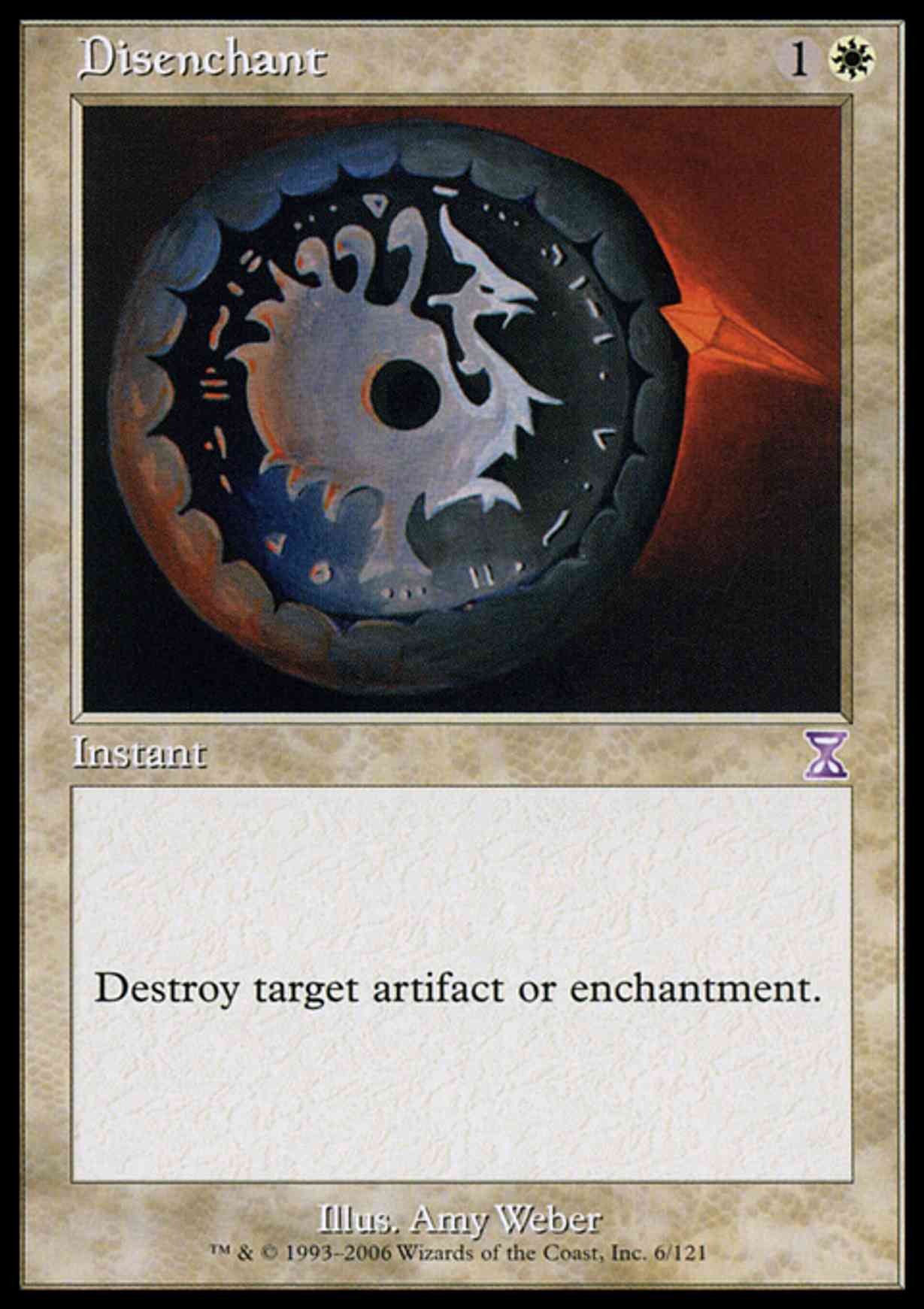 Disenchant magic card front