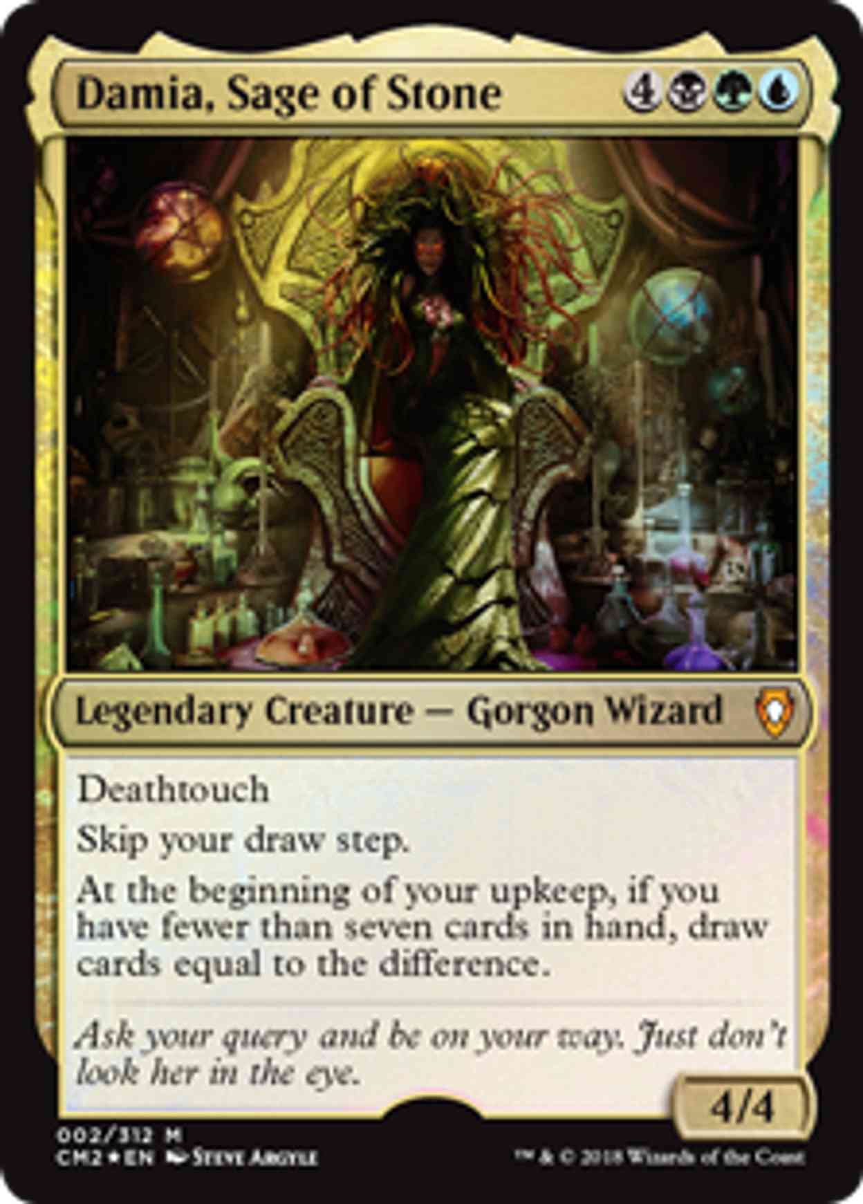Damia, Sage of Stone magic card front