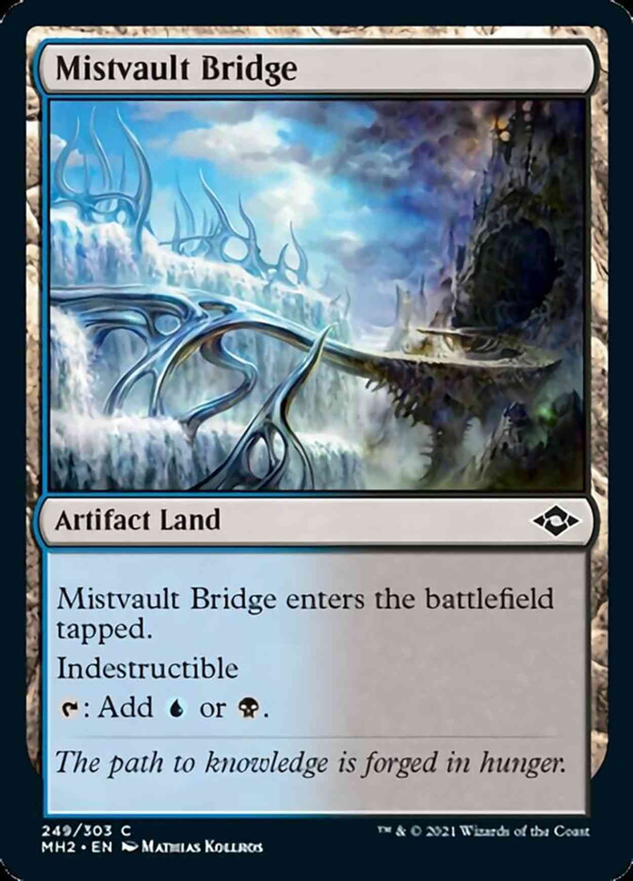 Mistvault Bridge magic card front