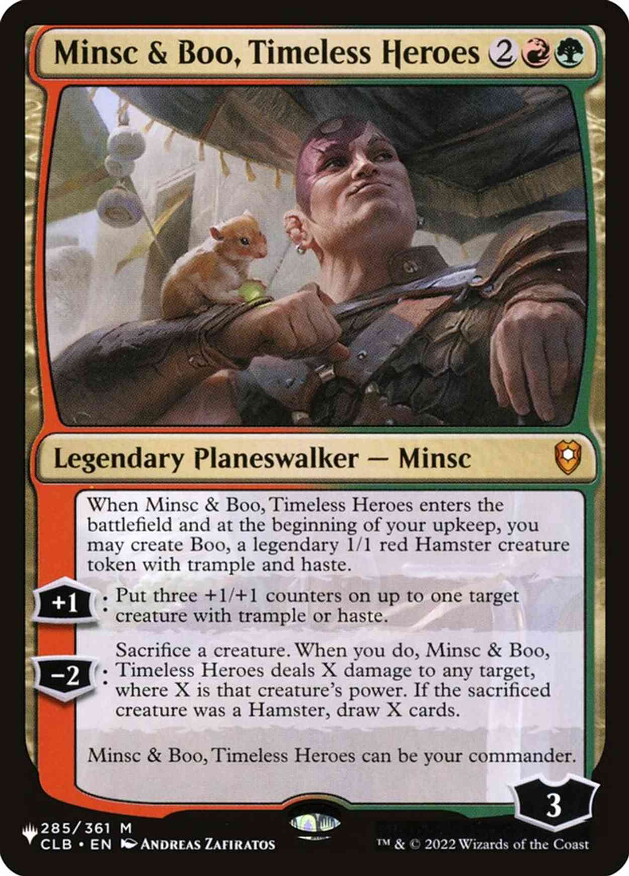 Minsc & Boo, Timeless Heroes magic card front