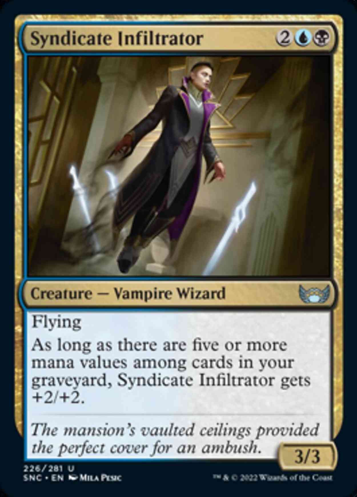 Syndicate Infiltrator magic card front