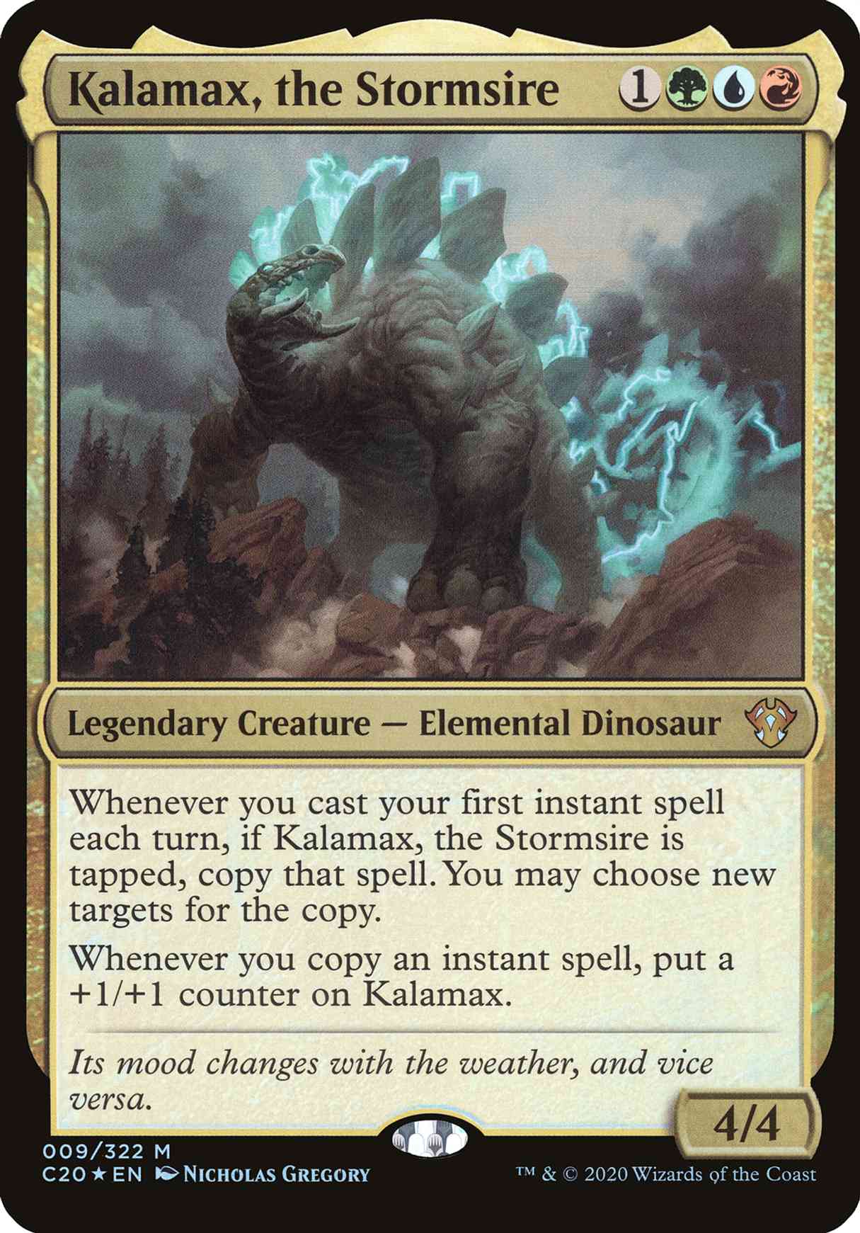Kalamax, the Stormsire (Commander 2020) magic card front