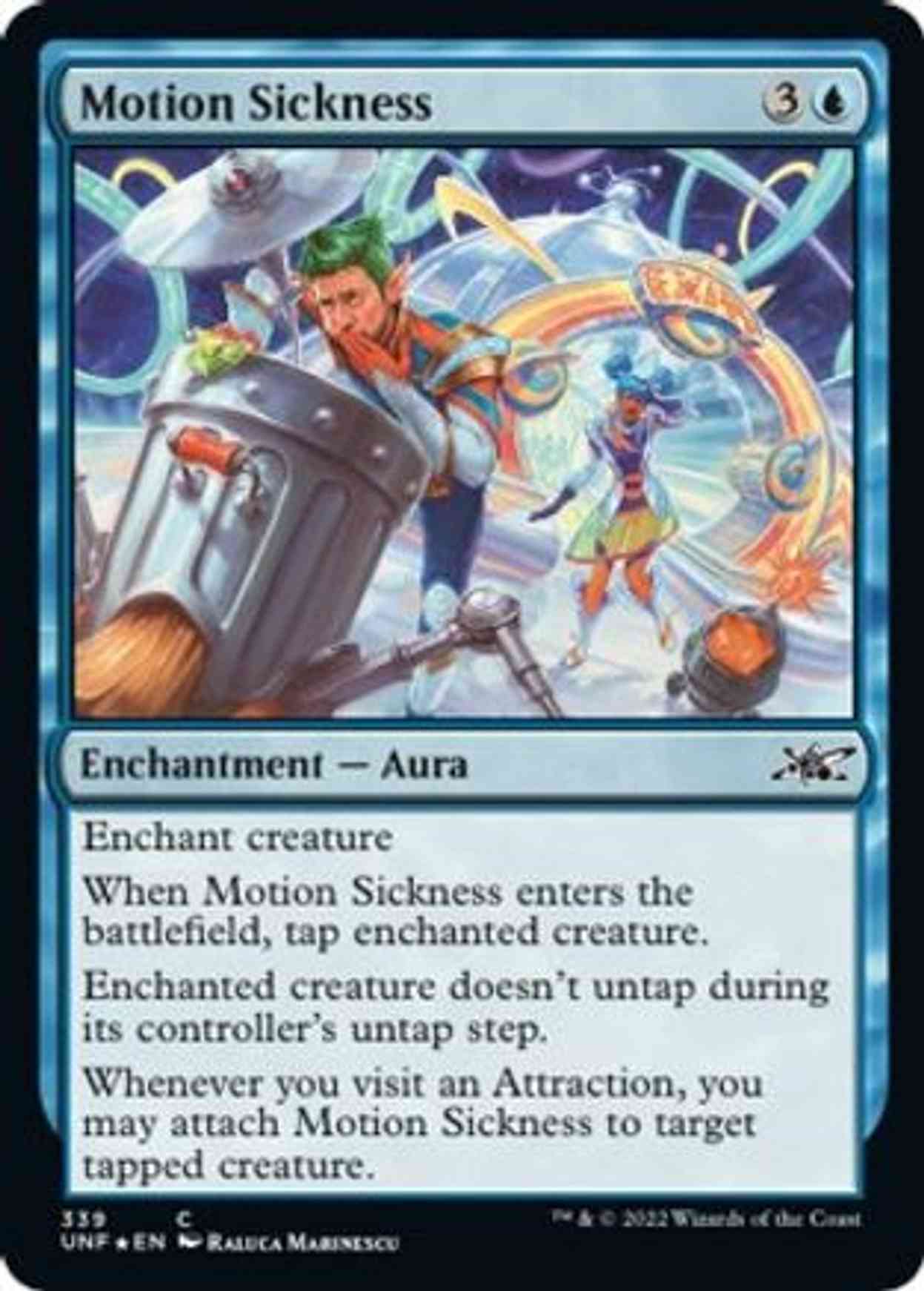 Motion Sickness (Galaxy Foil) magic card front