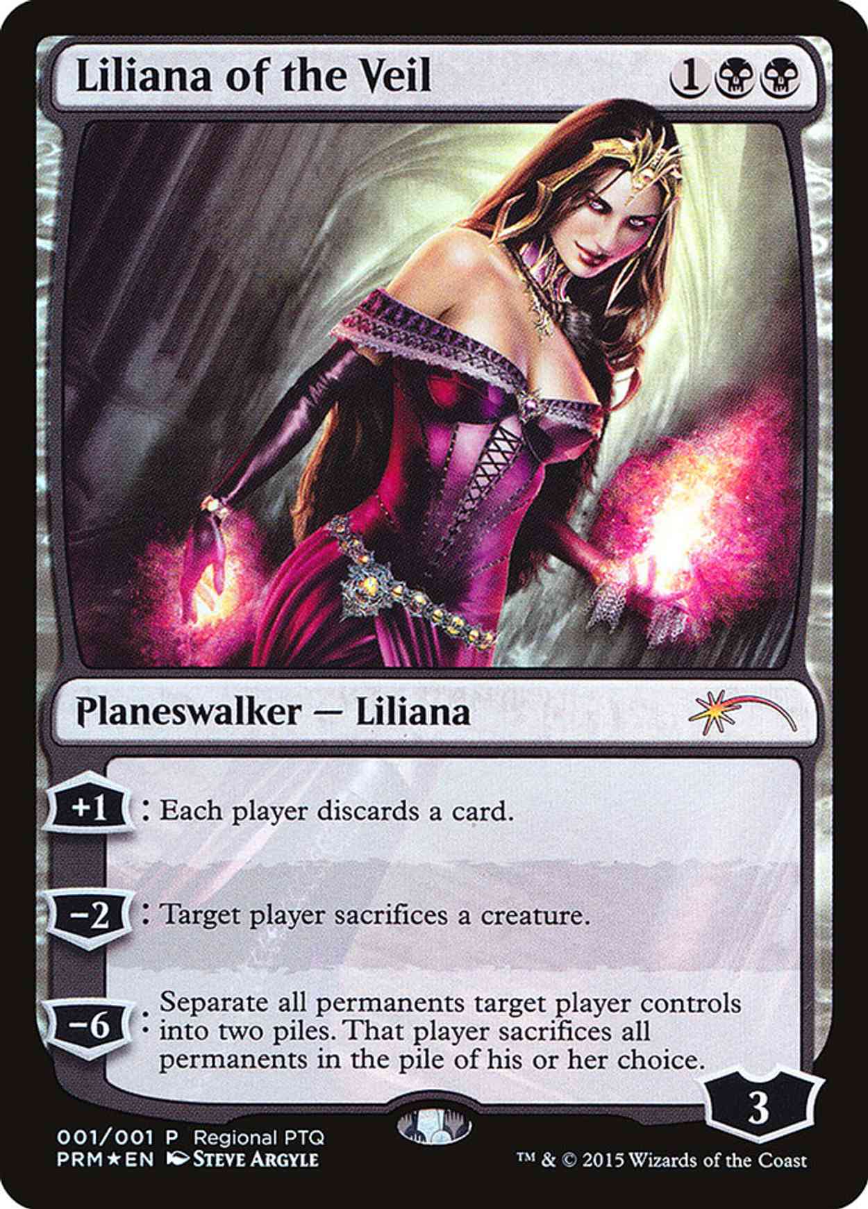 Liliana of the Veil magic card front