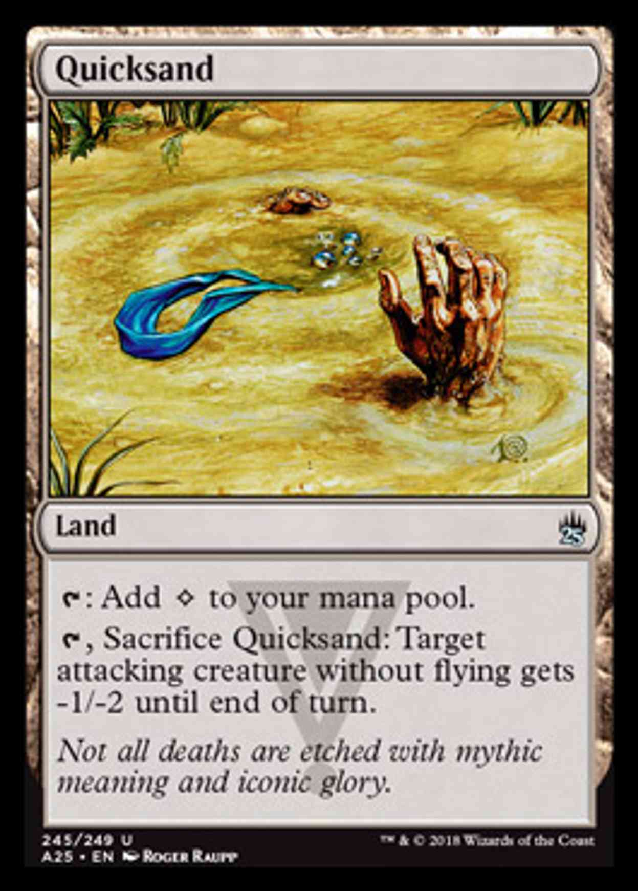 Quicksand magic card front