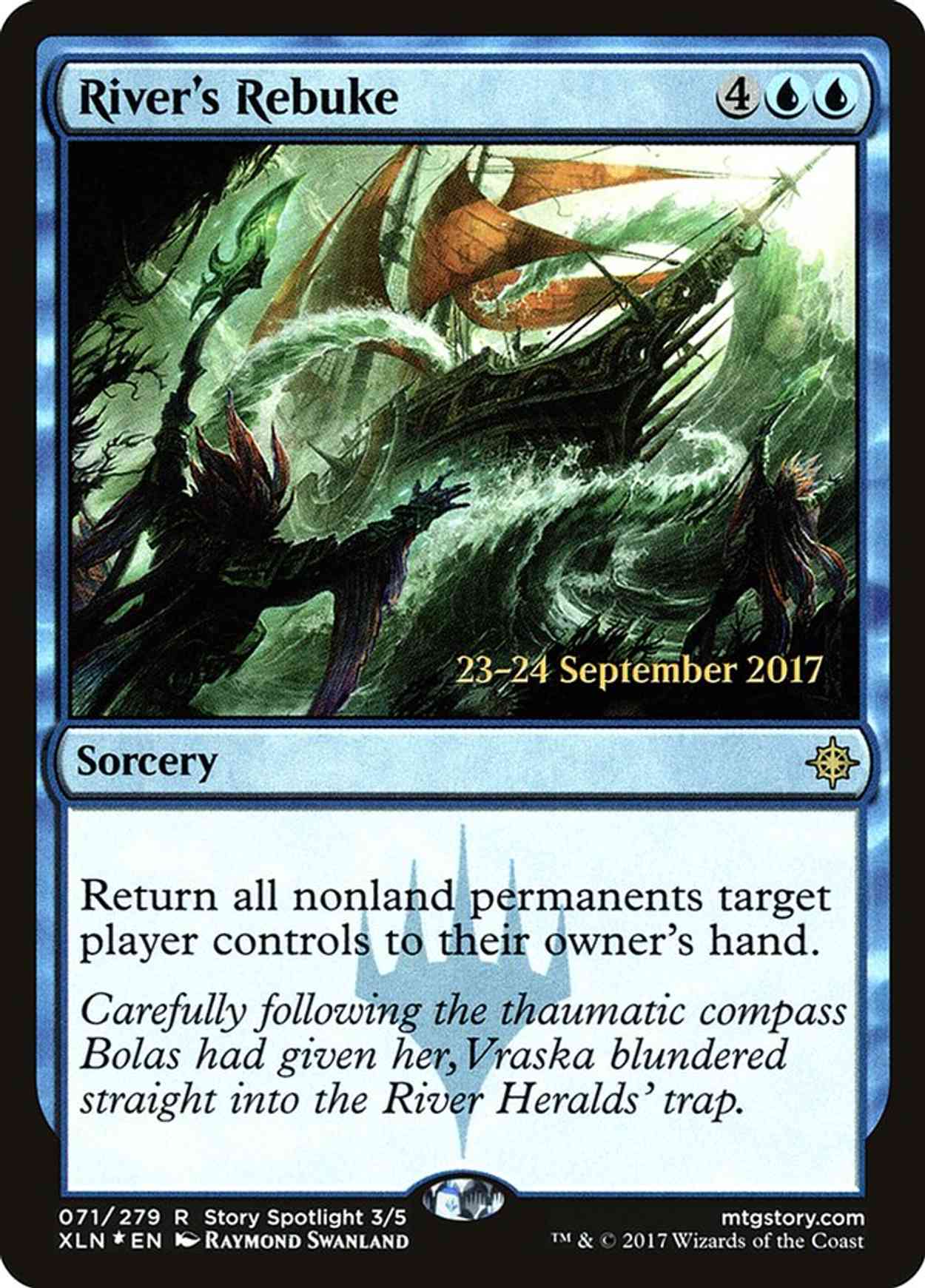 River's Rebuke magic card front