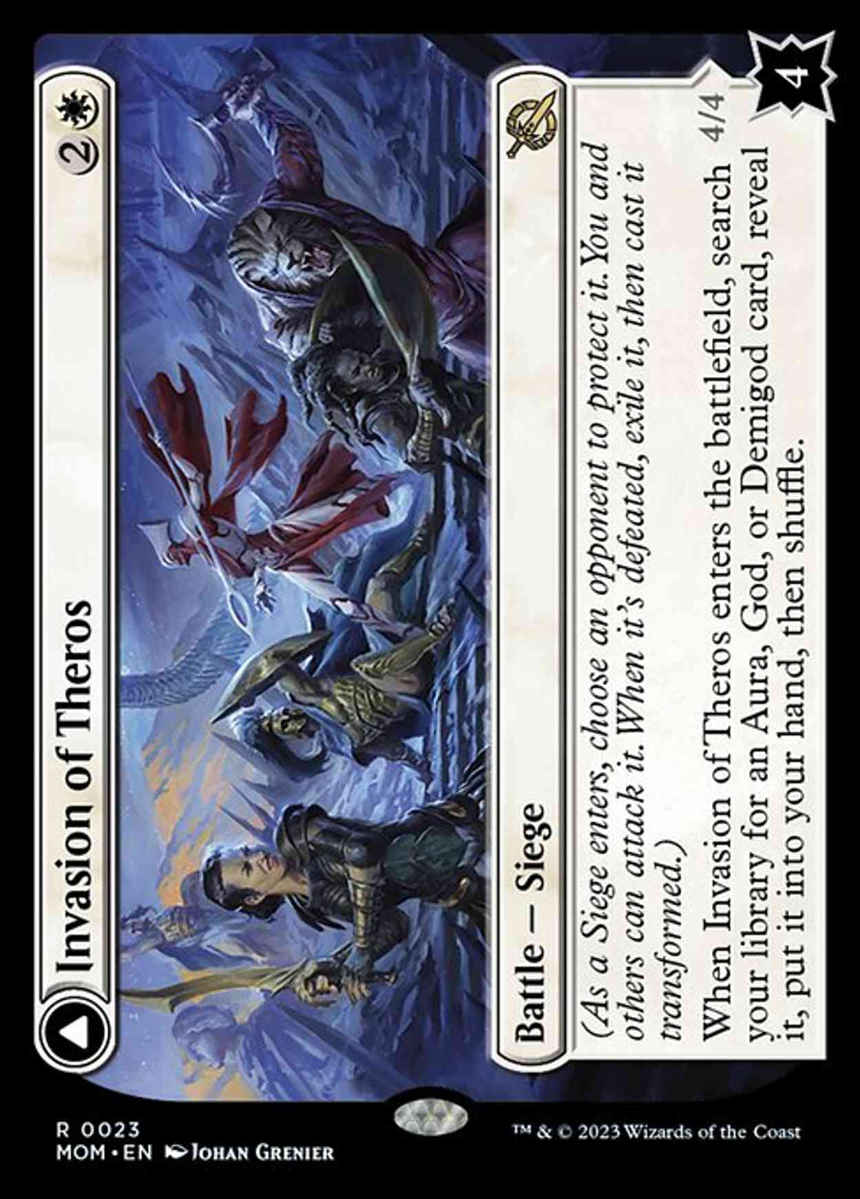 Invasion of Theros magic card front