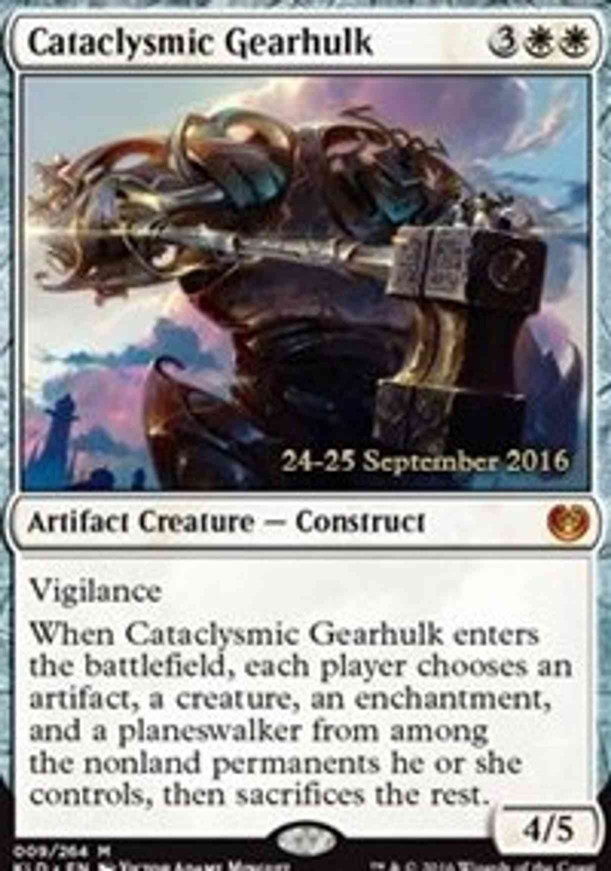 Cataclysmic Gearhulk magic card front