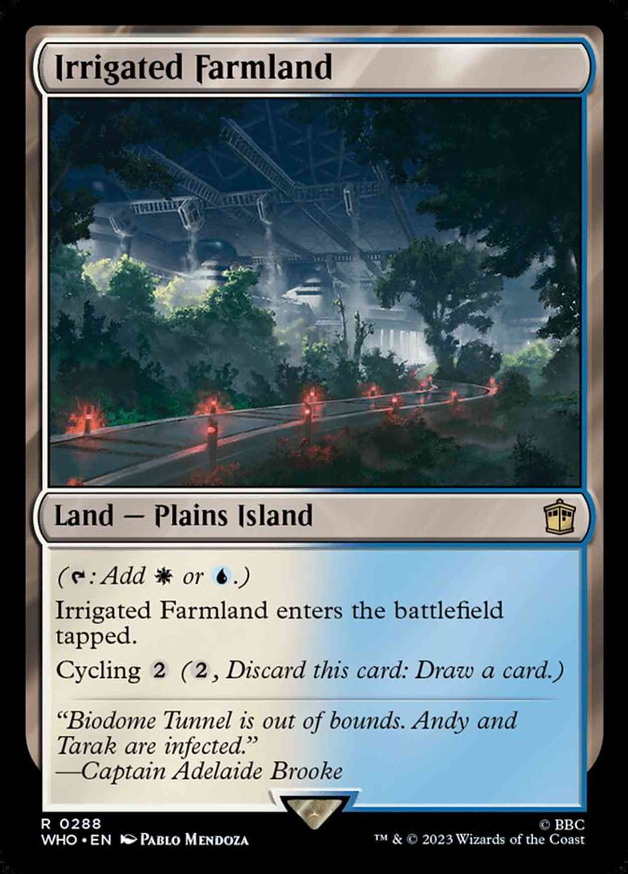 Irrigated Farmland magic card front