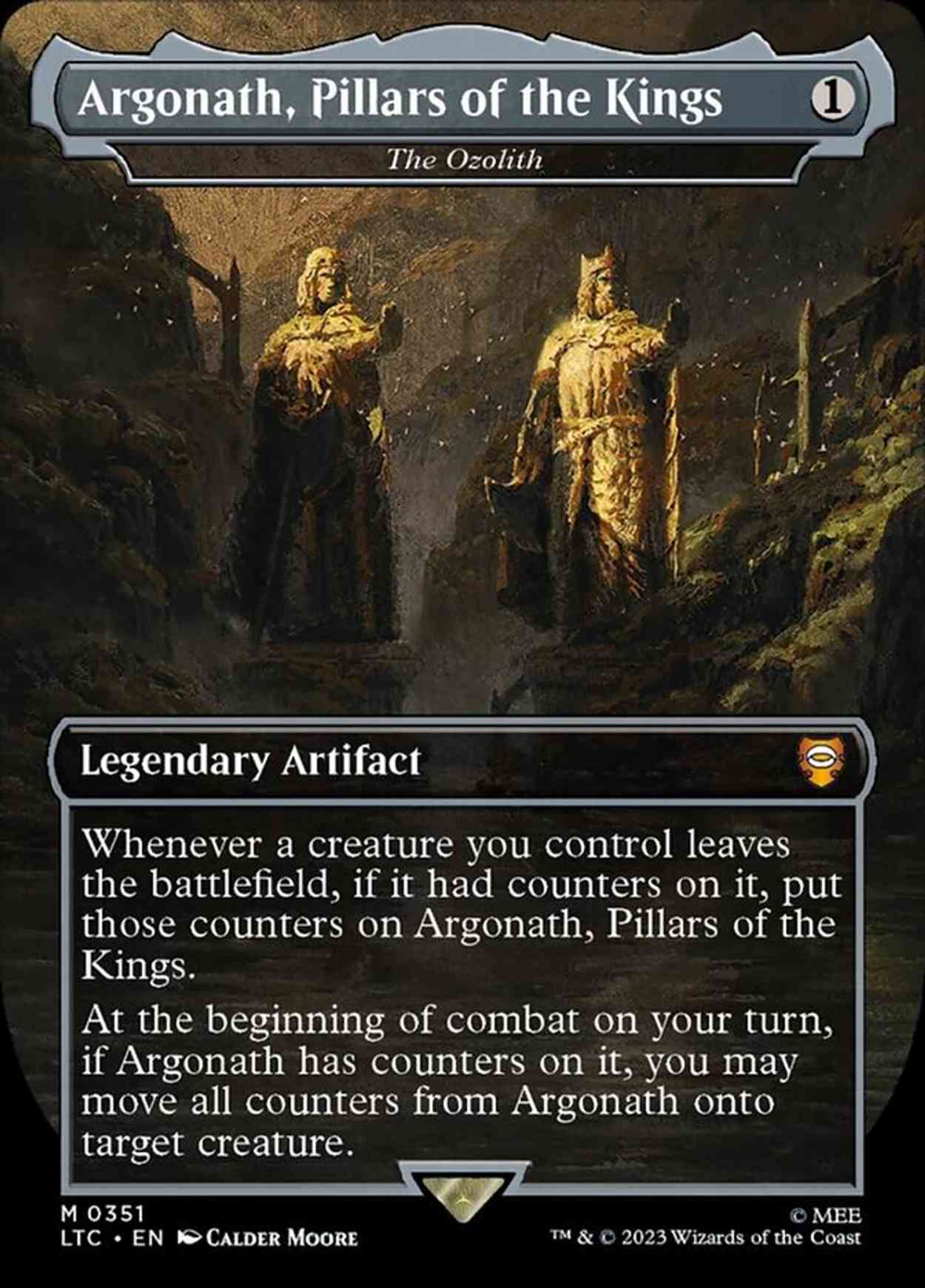 Argonath, Pillars of the Kings - The Ozolith magic card front