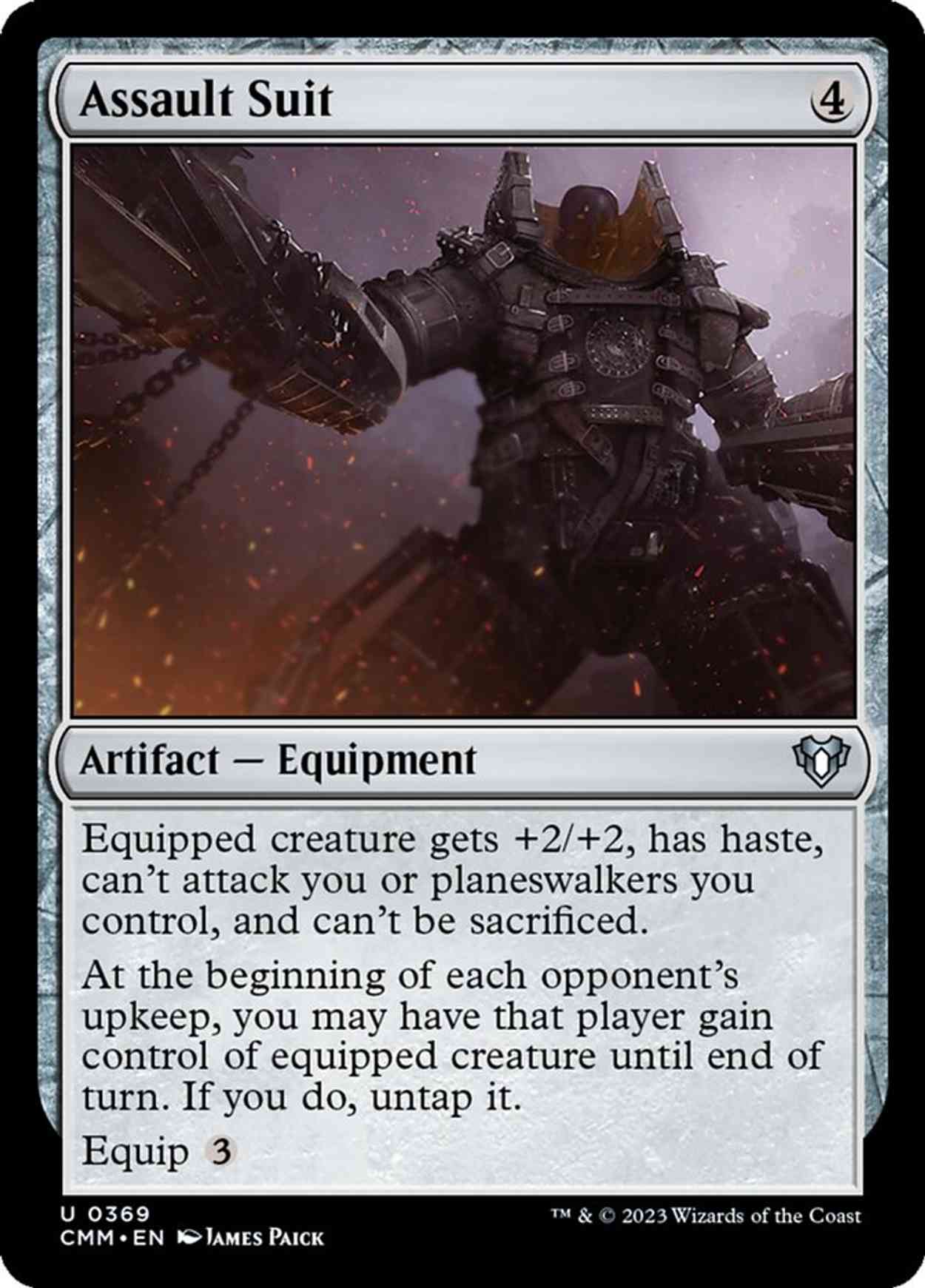 Assault Suit magic card front