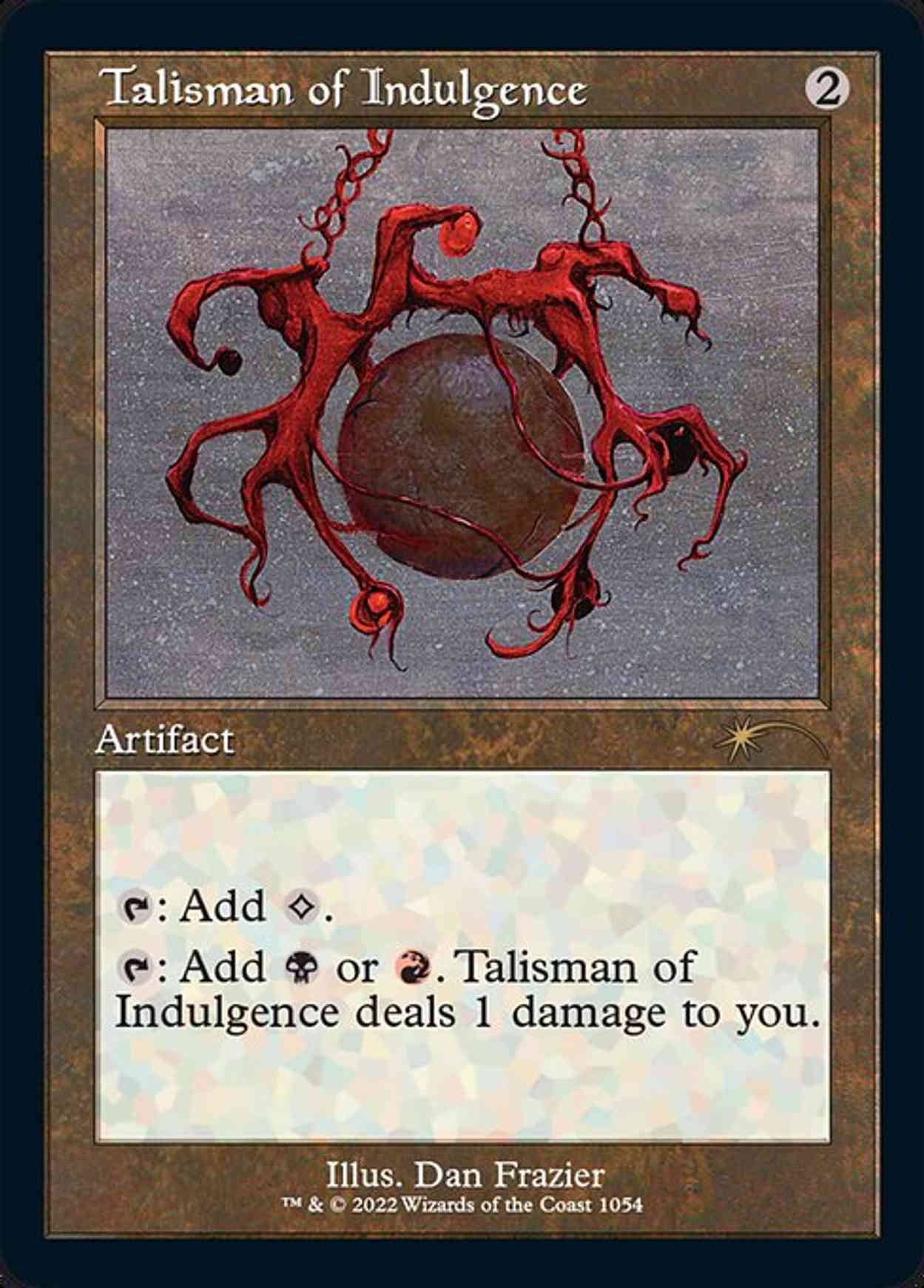 Talisman of Indulgence (Retro Frame) (Etched Foil) magic card front