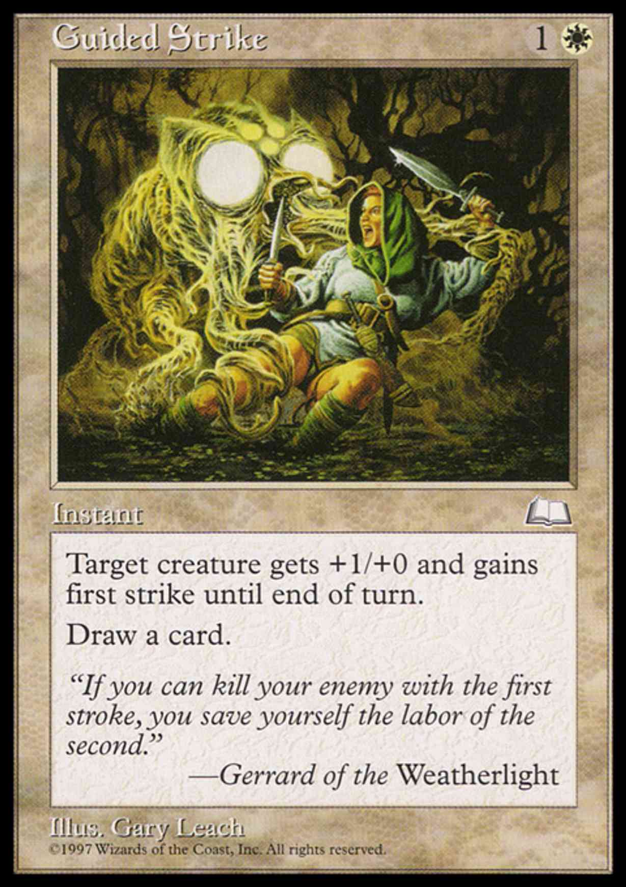 Guided Strike magic card front