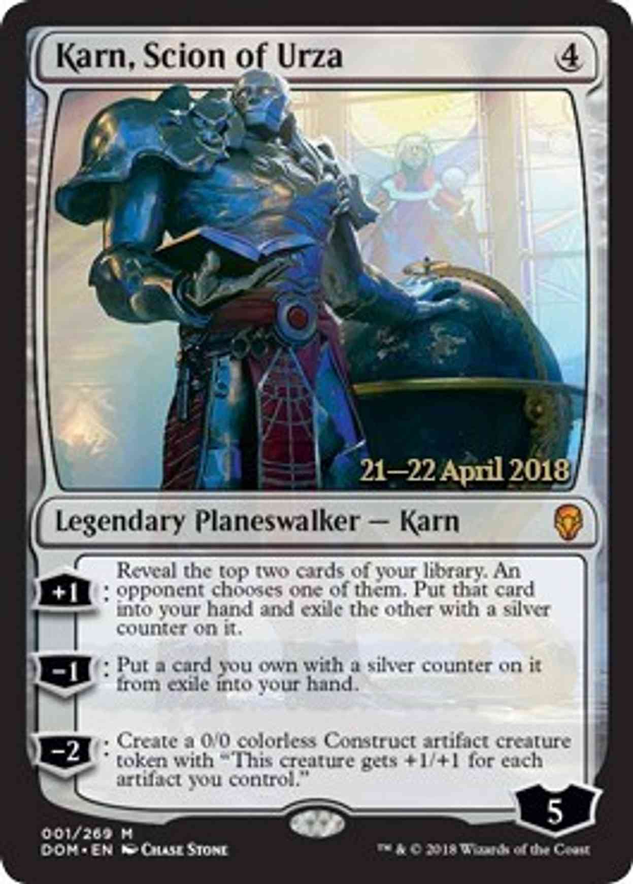 Karn, Scion of Urza magic card front