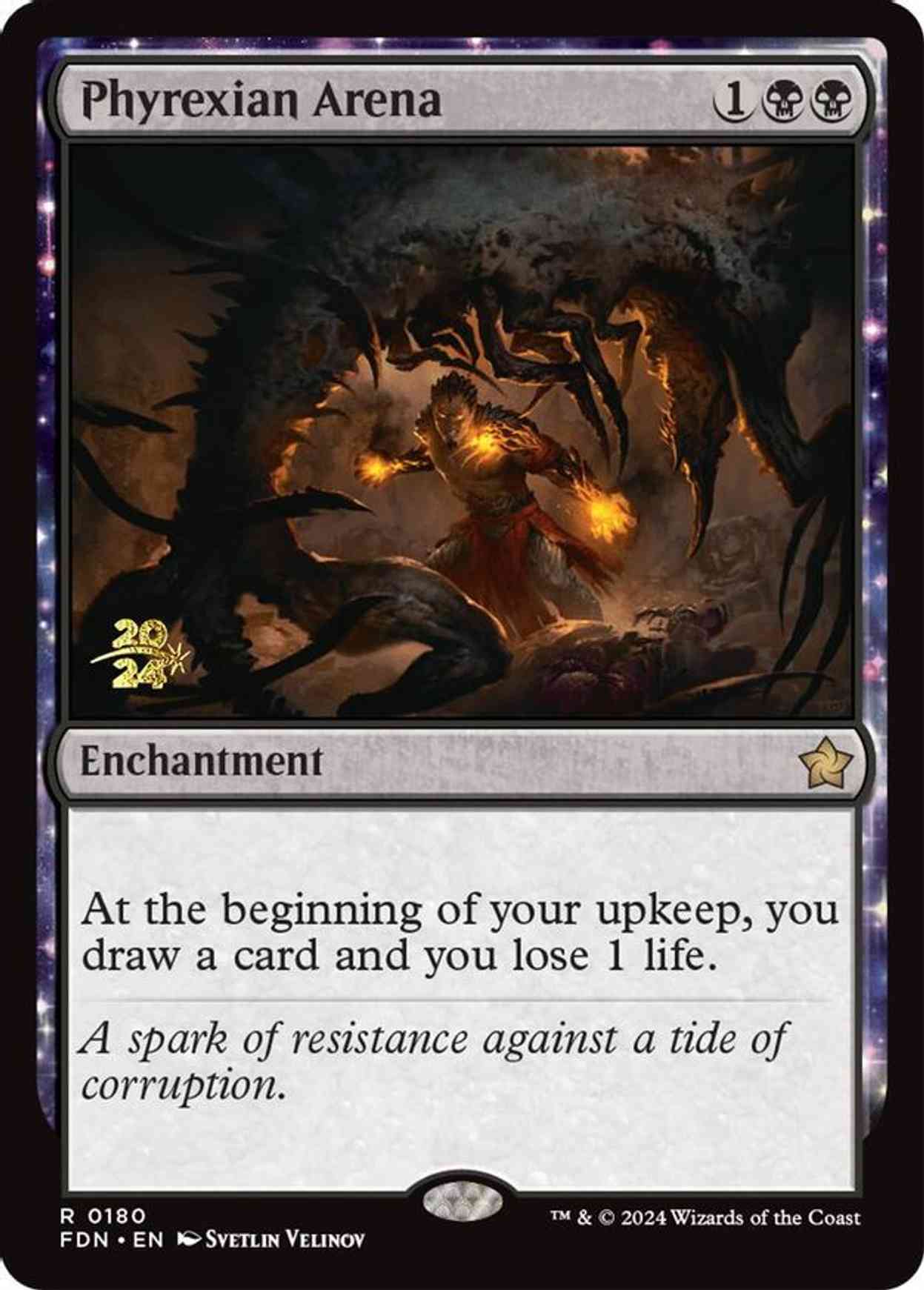 Phyrexian Arena (FDN) magic card front