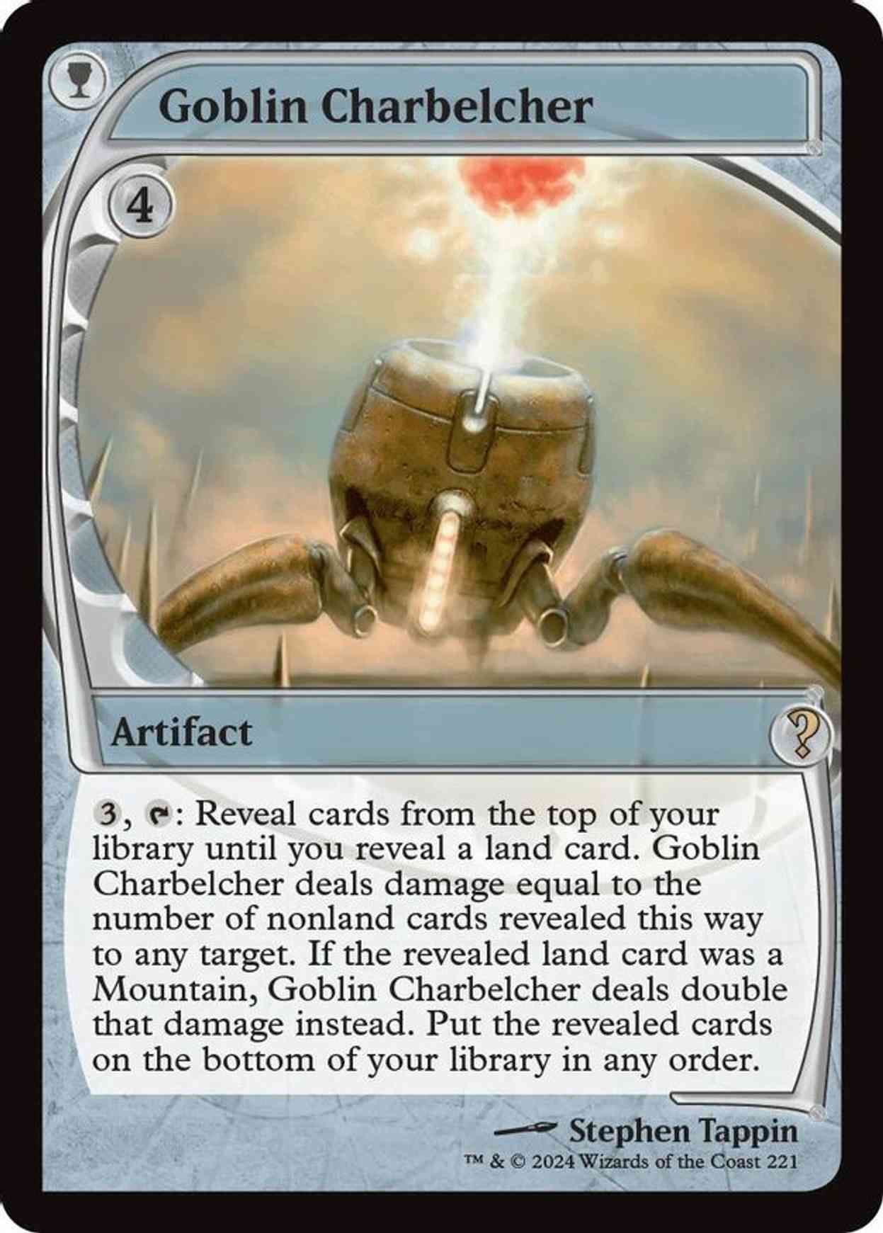 Goblin Charbelcher (Future Sight) magic card front