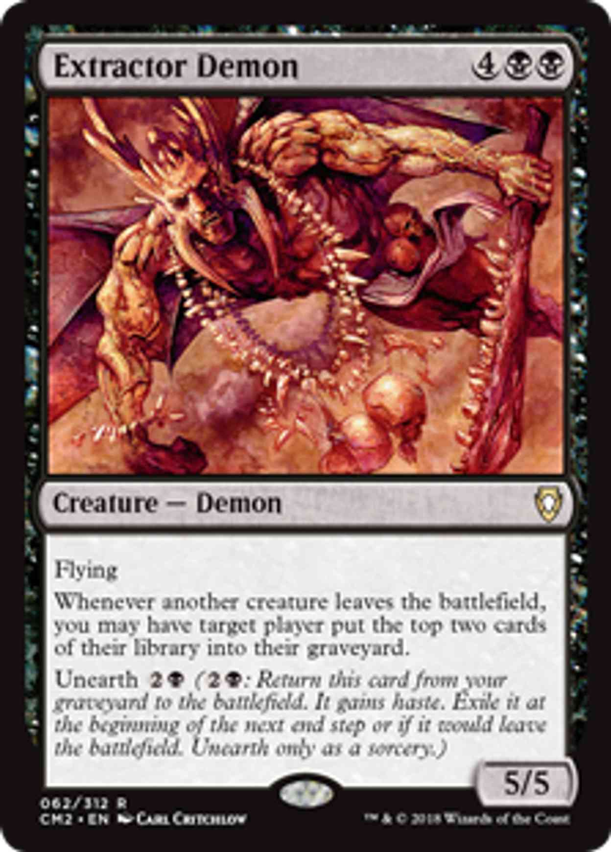 Extractor Demon magic card front