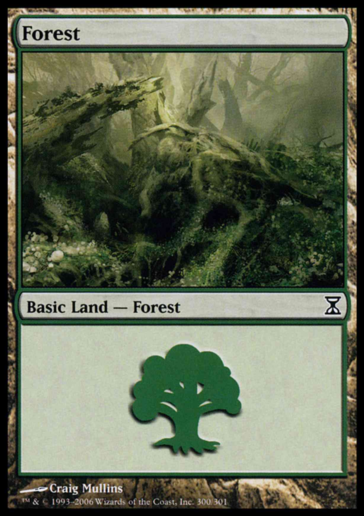 Forest (300) magic card front