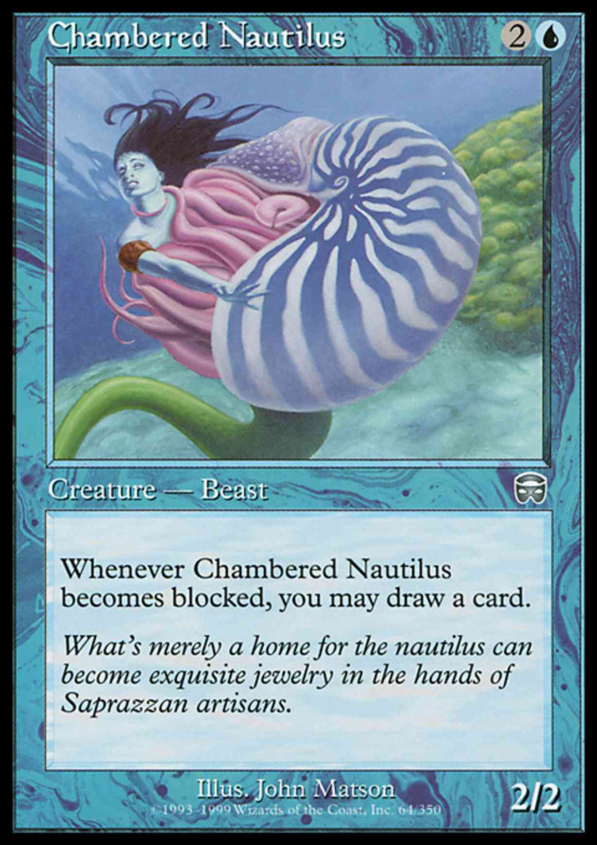 Chambered Nautilus magic card front