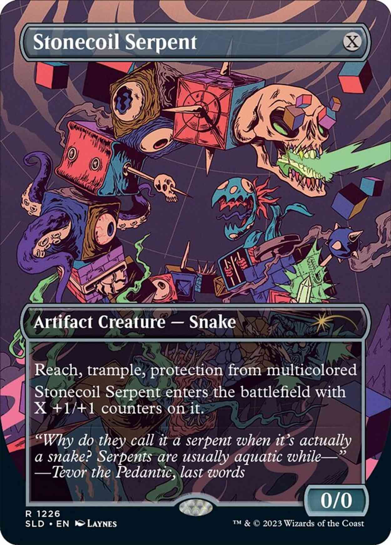 Stonecoil Serpent magic card front