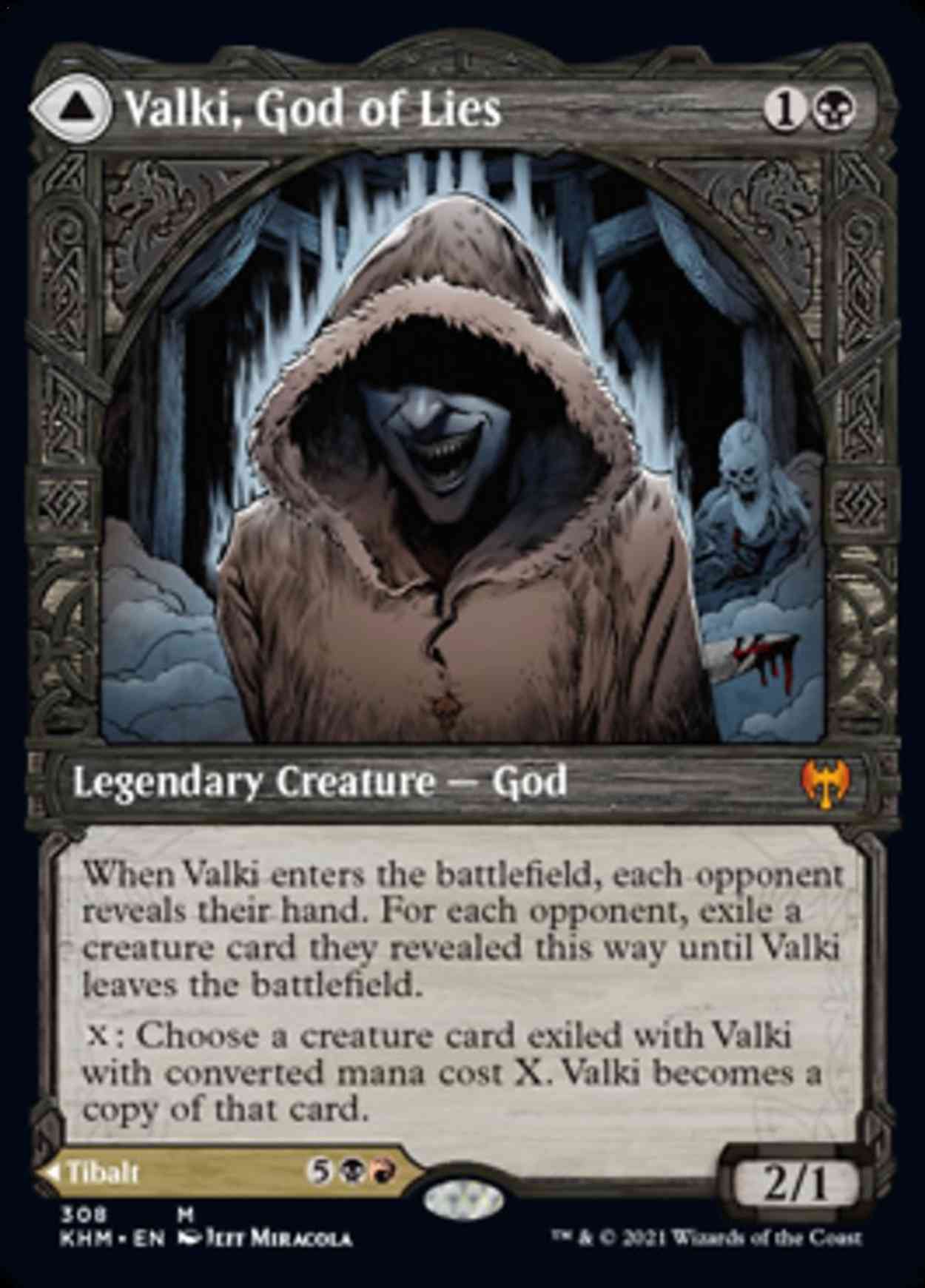 Valki, God of Lies (Showcase) magic card front
