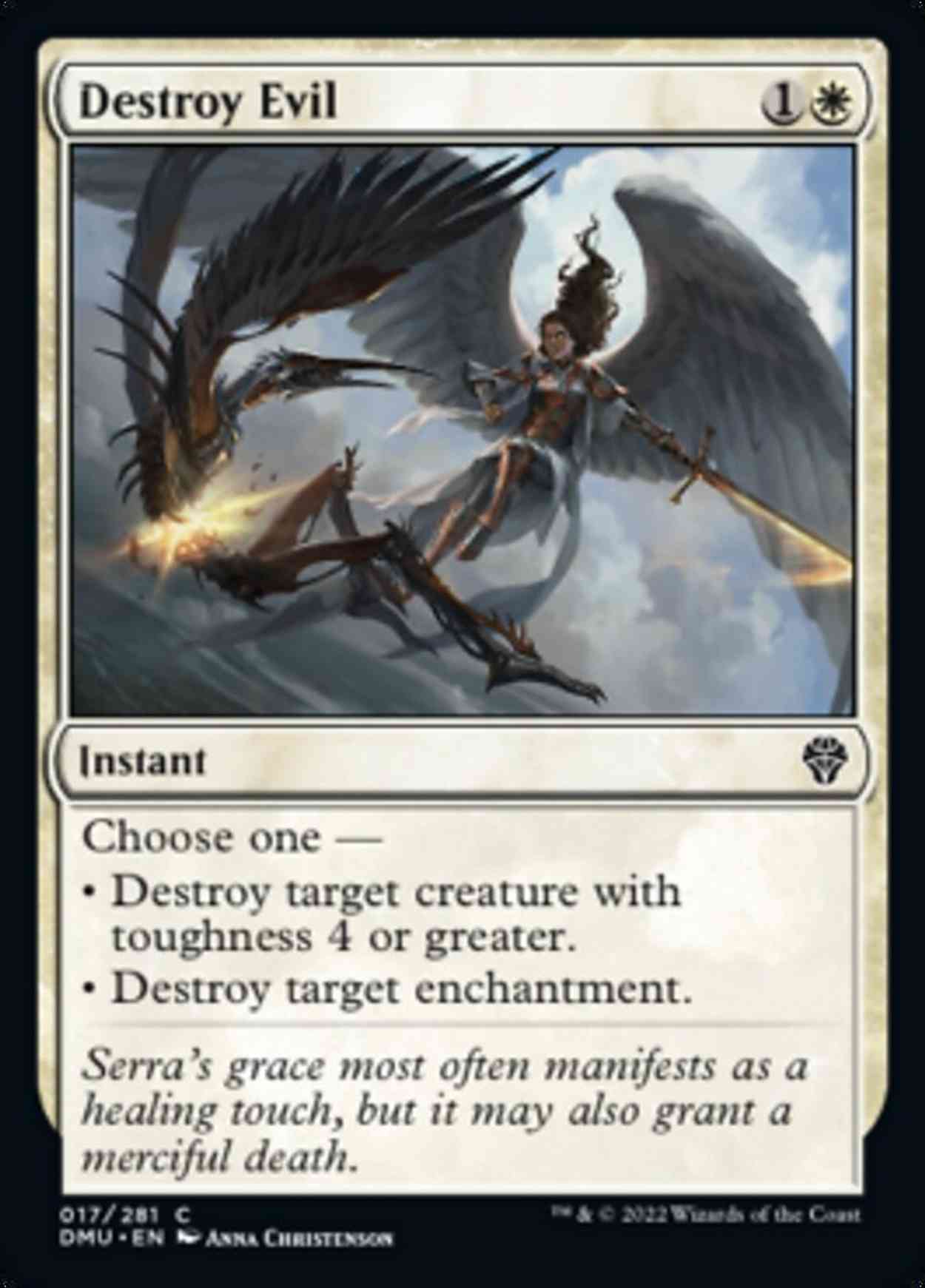 Destroy Evil magic card front