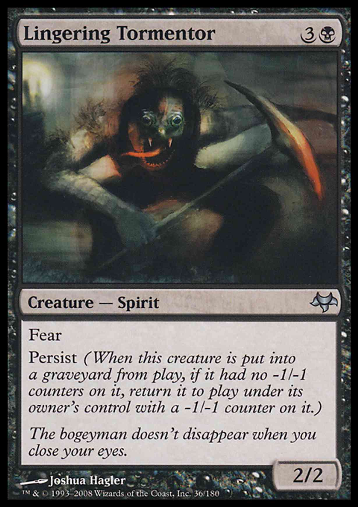 Lingering Tormentor magic card front