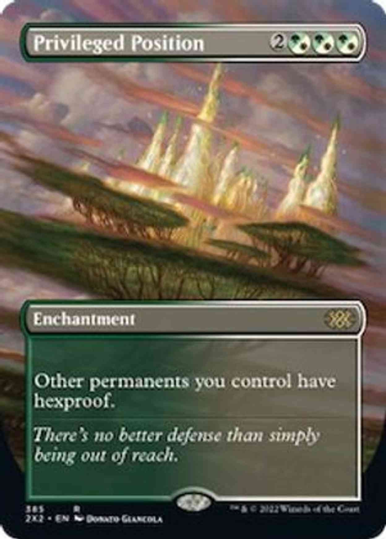 Privileged Position (Borderless) magic card front