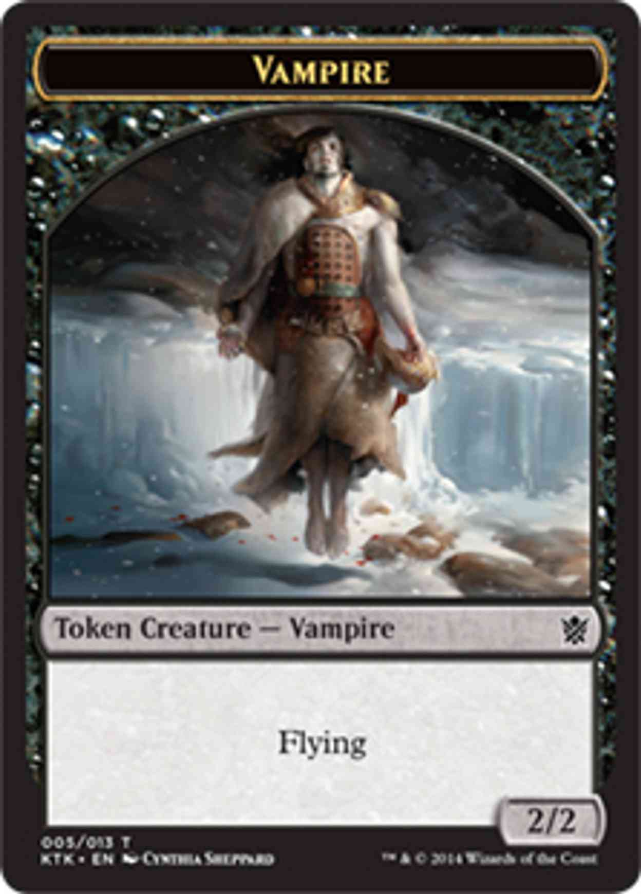 Vampire Token magic card front
