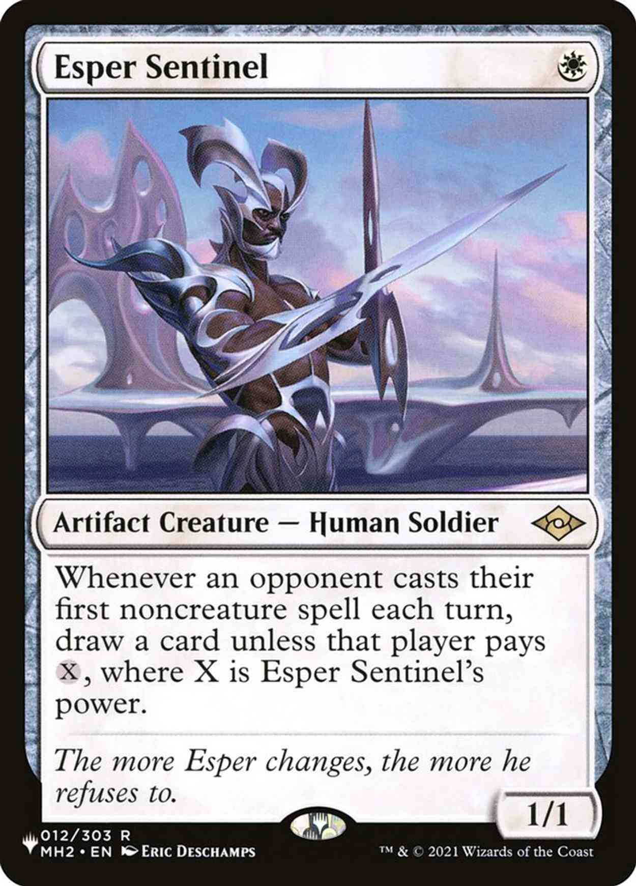 Esper Sentinel magic card front