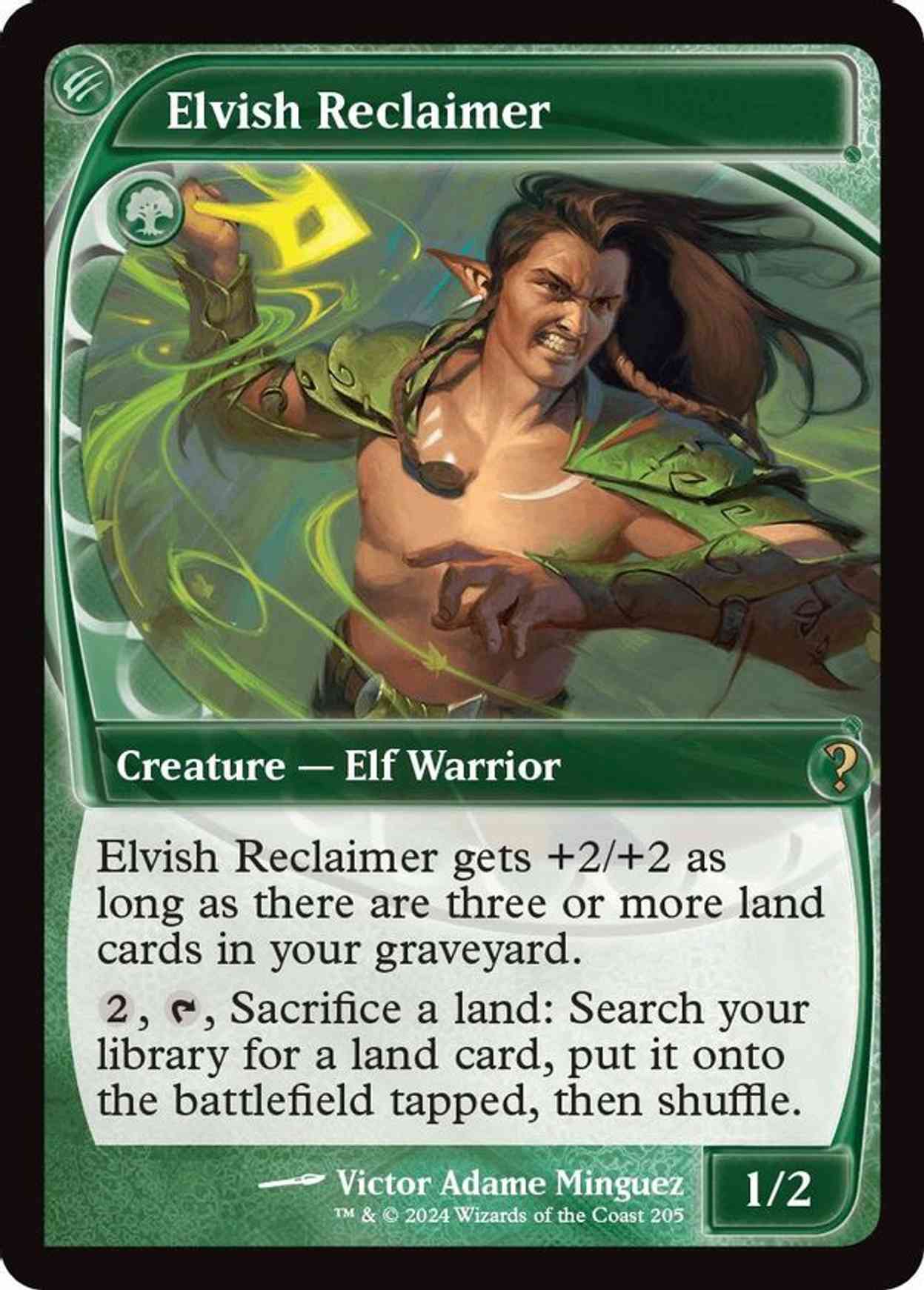 Elvish Reclaimer (Future Sight) magic card front