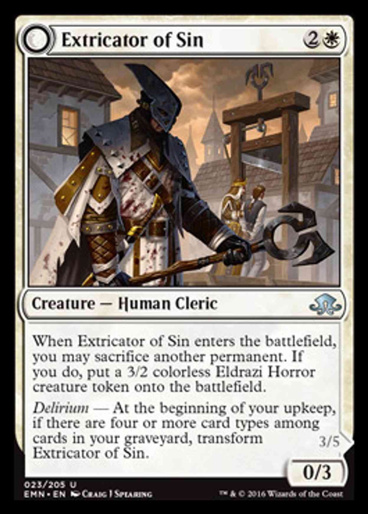 Extricator of Sin magic card front