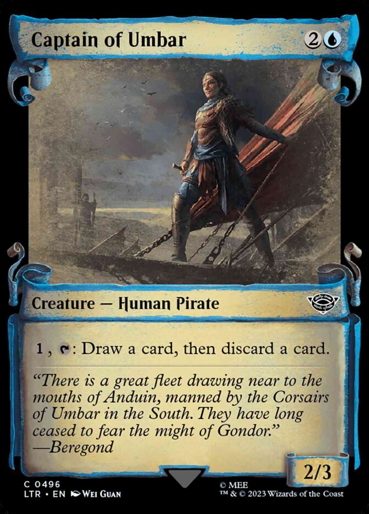 Captain of Umbar (Showcase Scrolls) magic card front