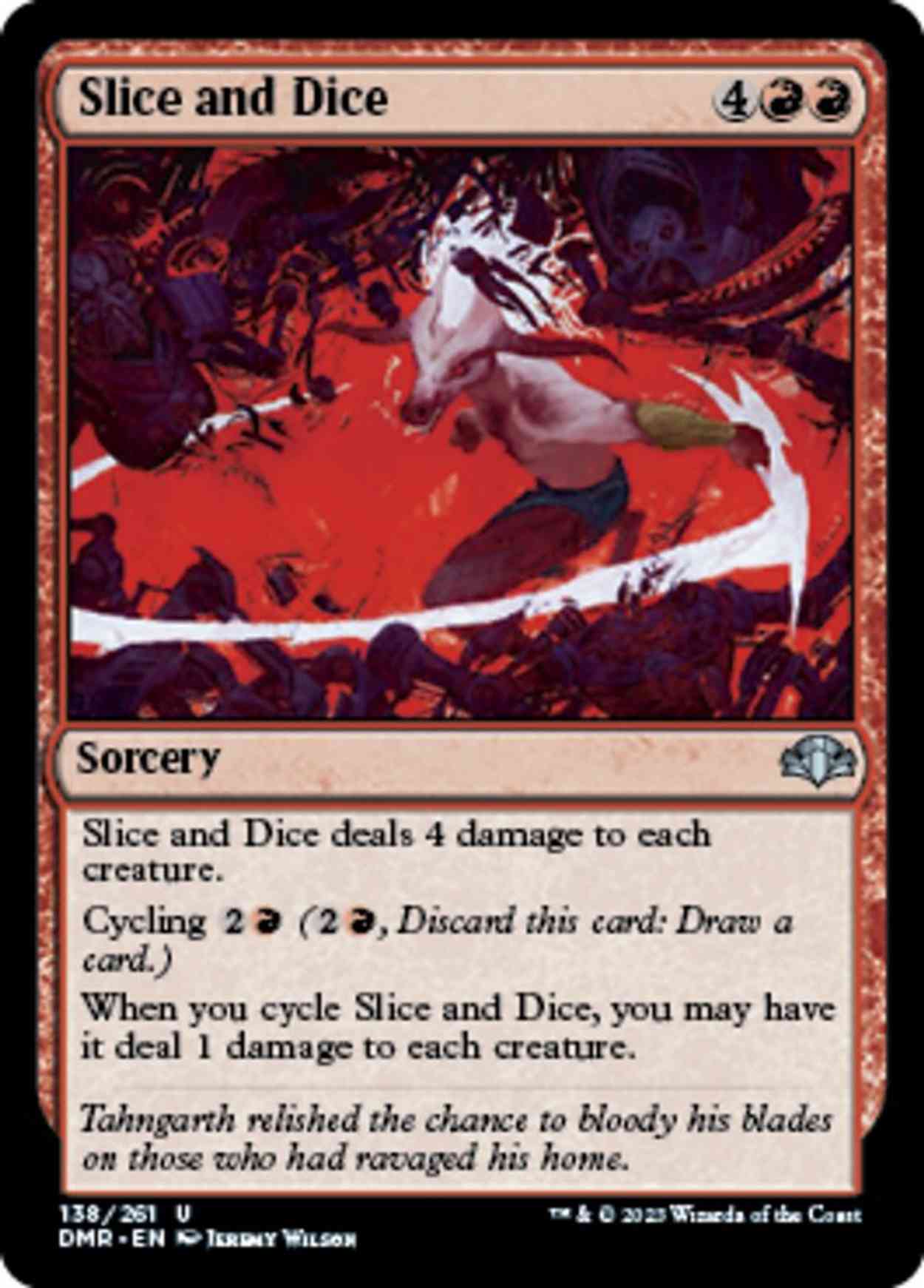 Slice and Dice magic card front