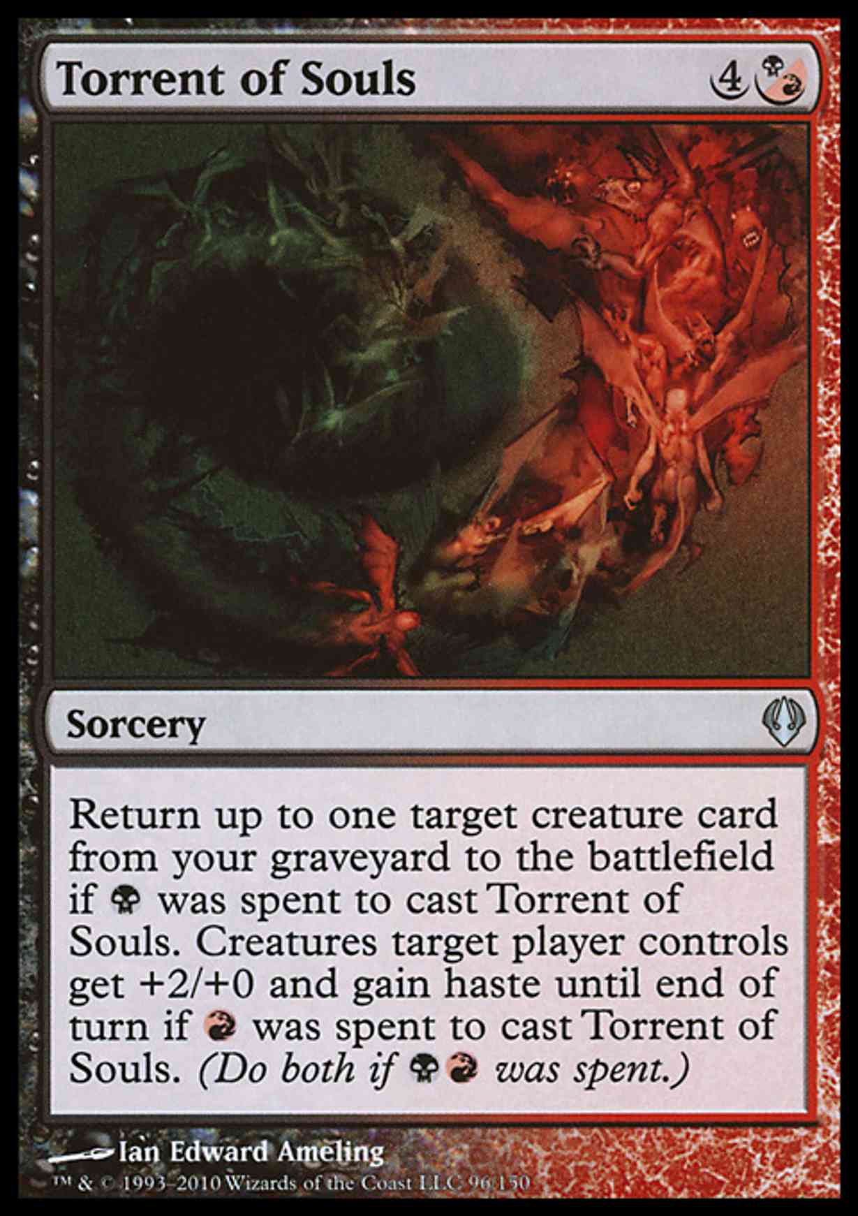 Torrent of Souls magic card front