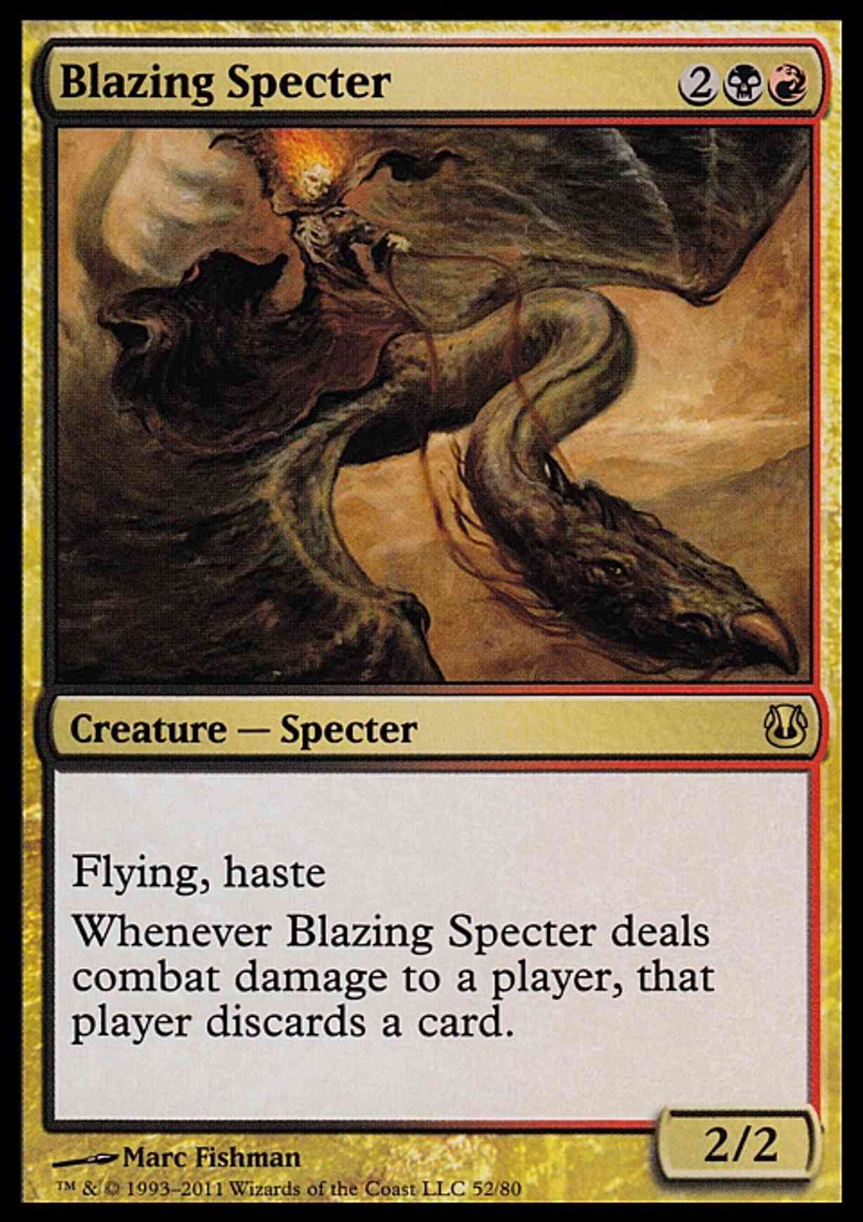 Blazing Specter magic card front