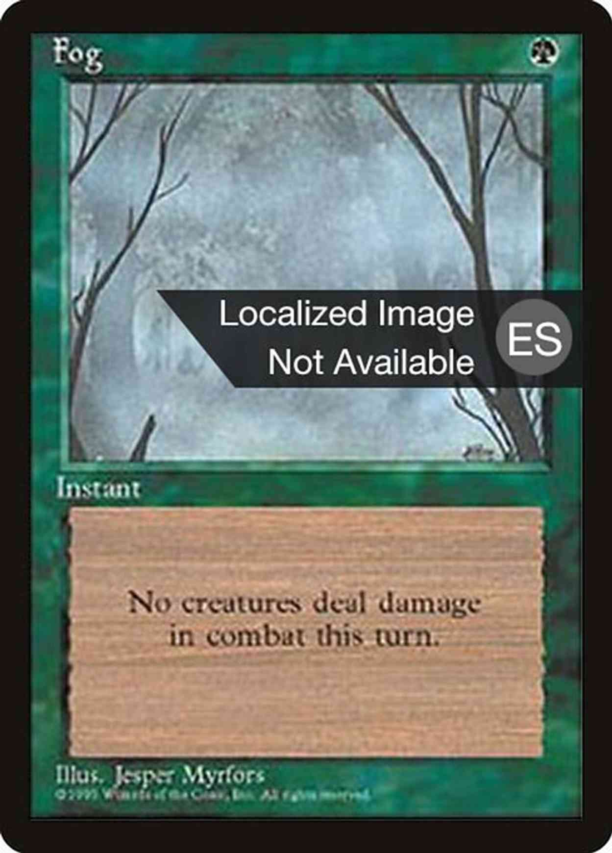 Fog magic card front